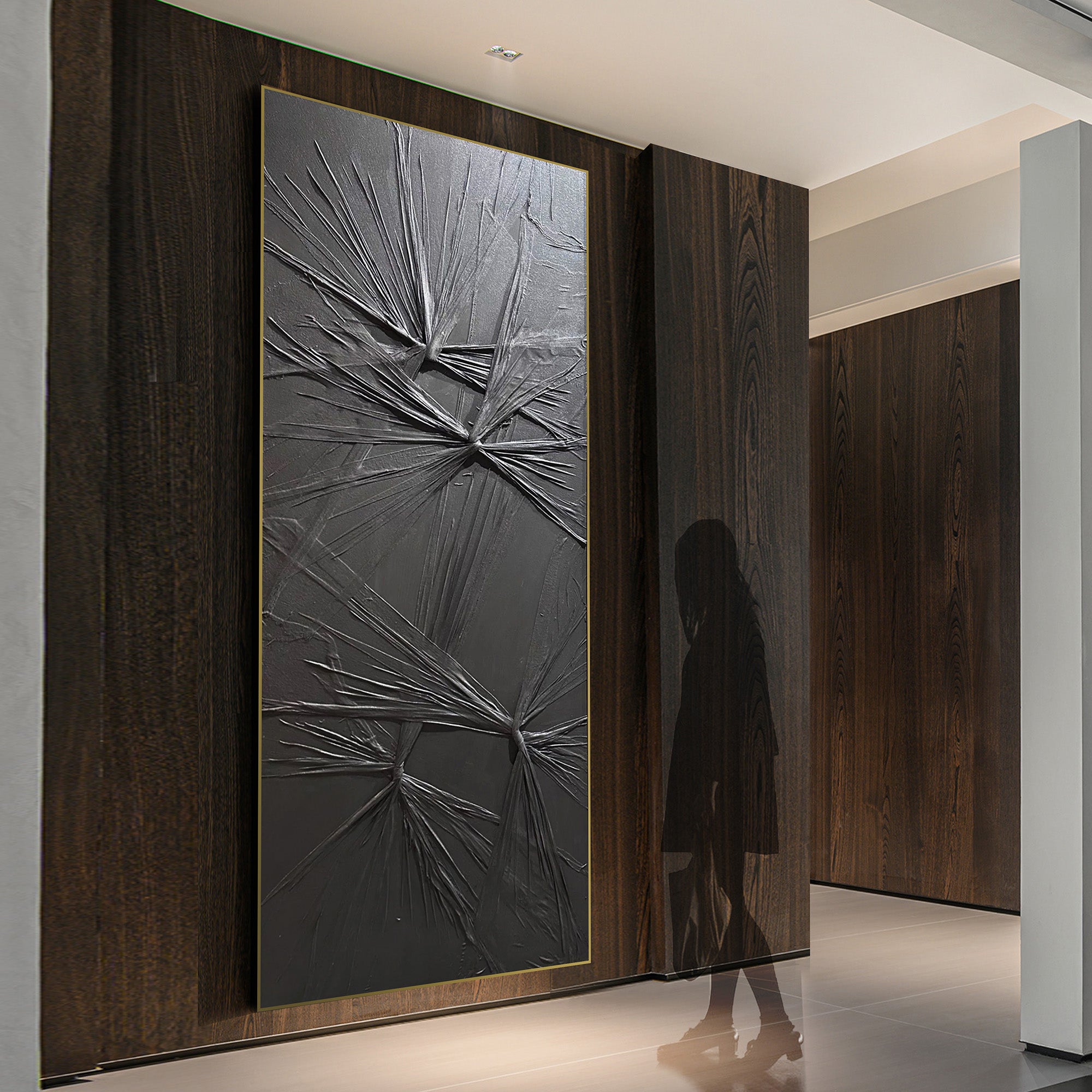 Knots Hand Painted Art Fabric Painting 80*200cm SOASAMPLE009 - Paintings - ebarza Furniture UAE | Shop Modern Furniture in Abu Dhabi & Dubai - مفروشات ايبازرا في الامارات | تسوق اثاث عصري وديكورات مميزة في دبي وابوظبي