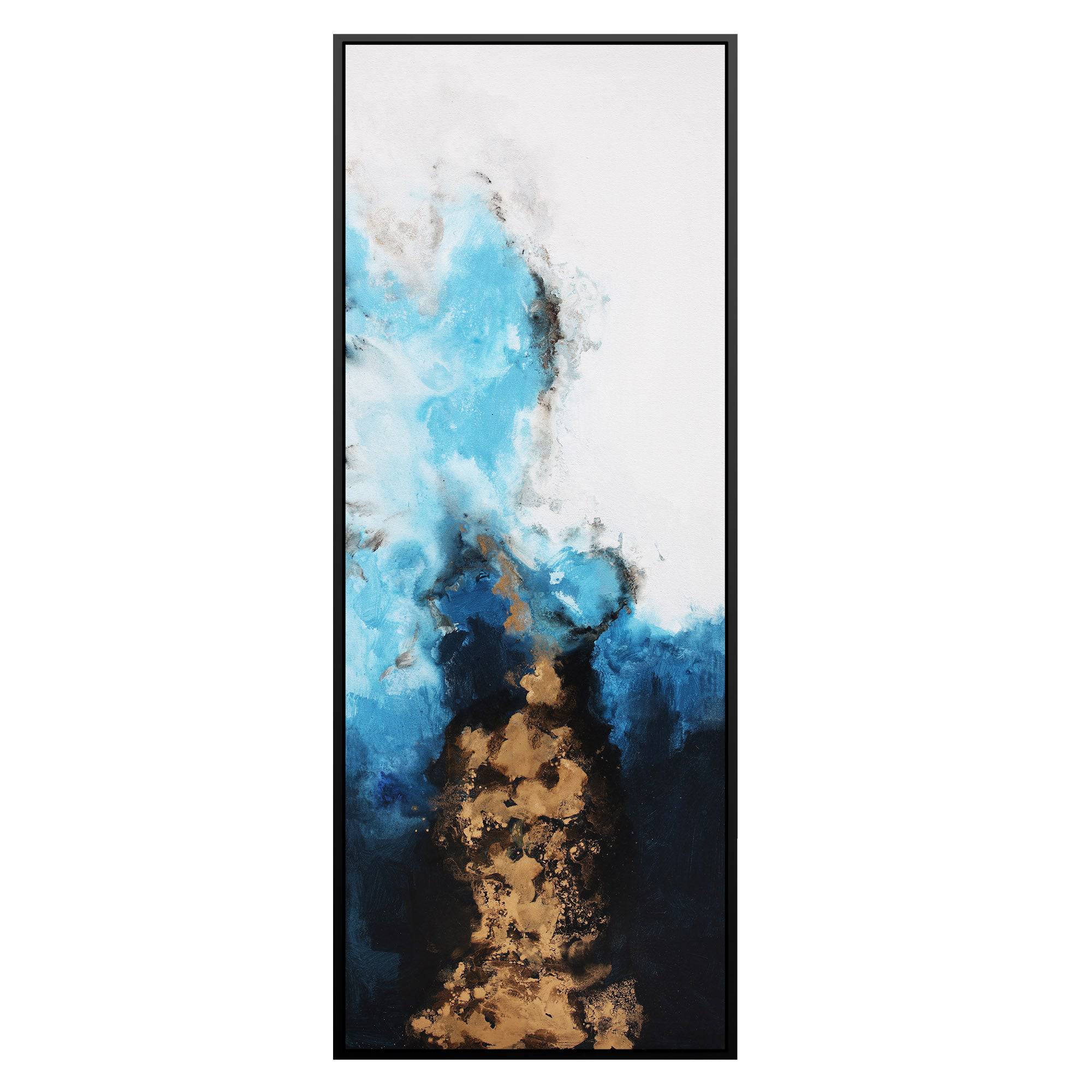 Landscape Hand Painted Art Painting With Frame 200X80 Cm Soap054 - Paintings - ebarza Furniture UAE | Shop Modern Furniture in Abu Dhabi & Dubai - مفروشات ايبازرا في الامارات | تسوق اثاث عصري وديكورات مميزة في دبي وابوظبي