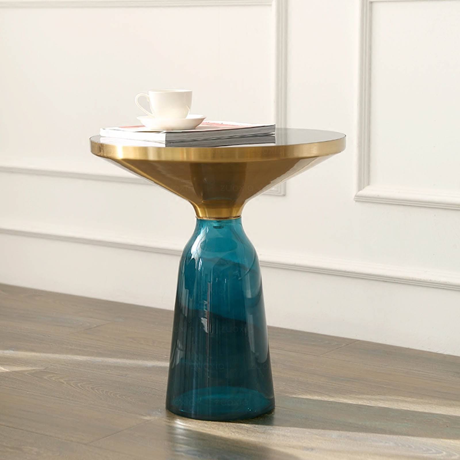 Latina Side Table Tg-27-Y Ct8485-50-YG - Side Tables - ebarza Furniture UAE | Shop Modern Furniture in Abu Dhabi & Dubai - مفروشات ايبازرا في الامارات | تسوق اثاث عصري وديكورات مميزة في دبي وابوظبي