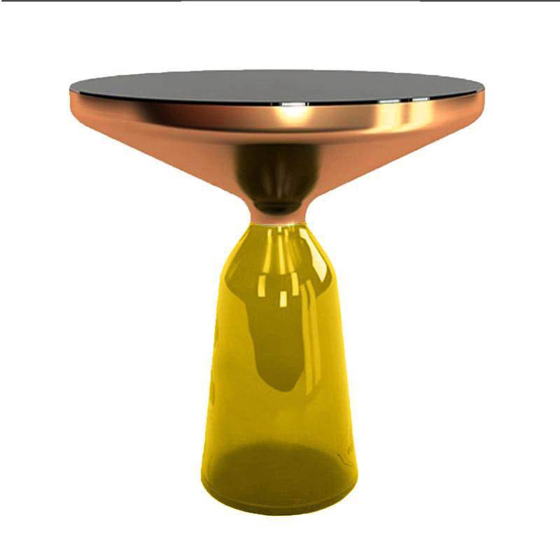 Latina Side Table Tg-27-Y Ct8485-50-YG - Side Tables - ebarza Furniture UAE | Shop Modern Furniture in Abu Dhabi & Dubai - مفروشات ايبازرا في الامارات | تسوق اثاث عصري وديكورات مميزة في دبي وابوظبي