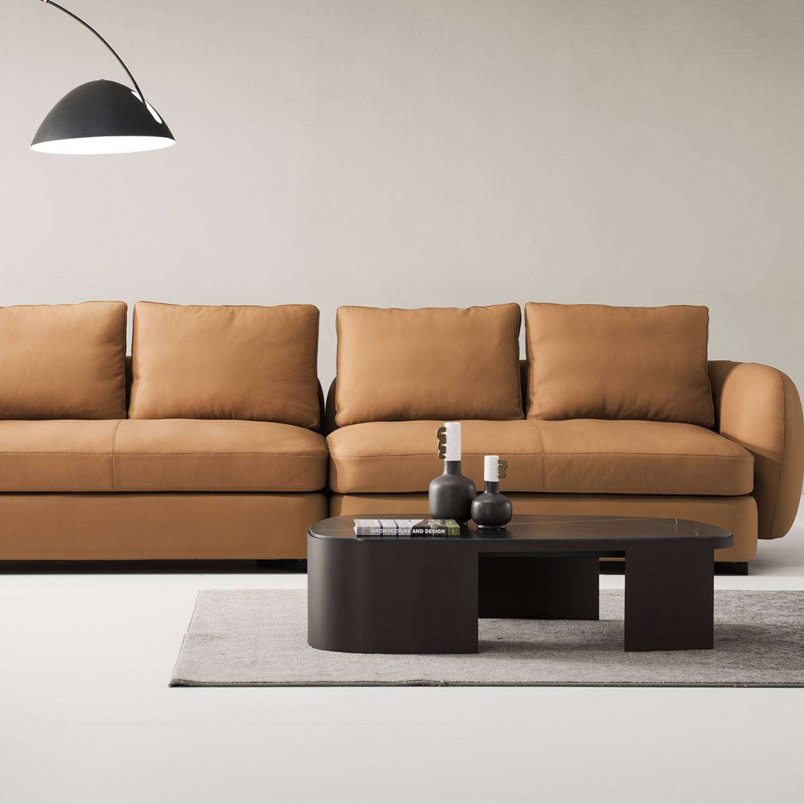 Lauren Natural Marble Center Table Lt041M - Coffee Tables - ebarza Furniture UAE | Shop Modern Furniture in Abu Dhabi & Dubai - مفروشات ايبازرا في الامارات | تسوق اثاث عصري وديكورات مميزة في دبي وابوظبي