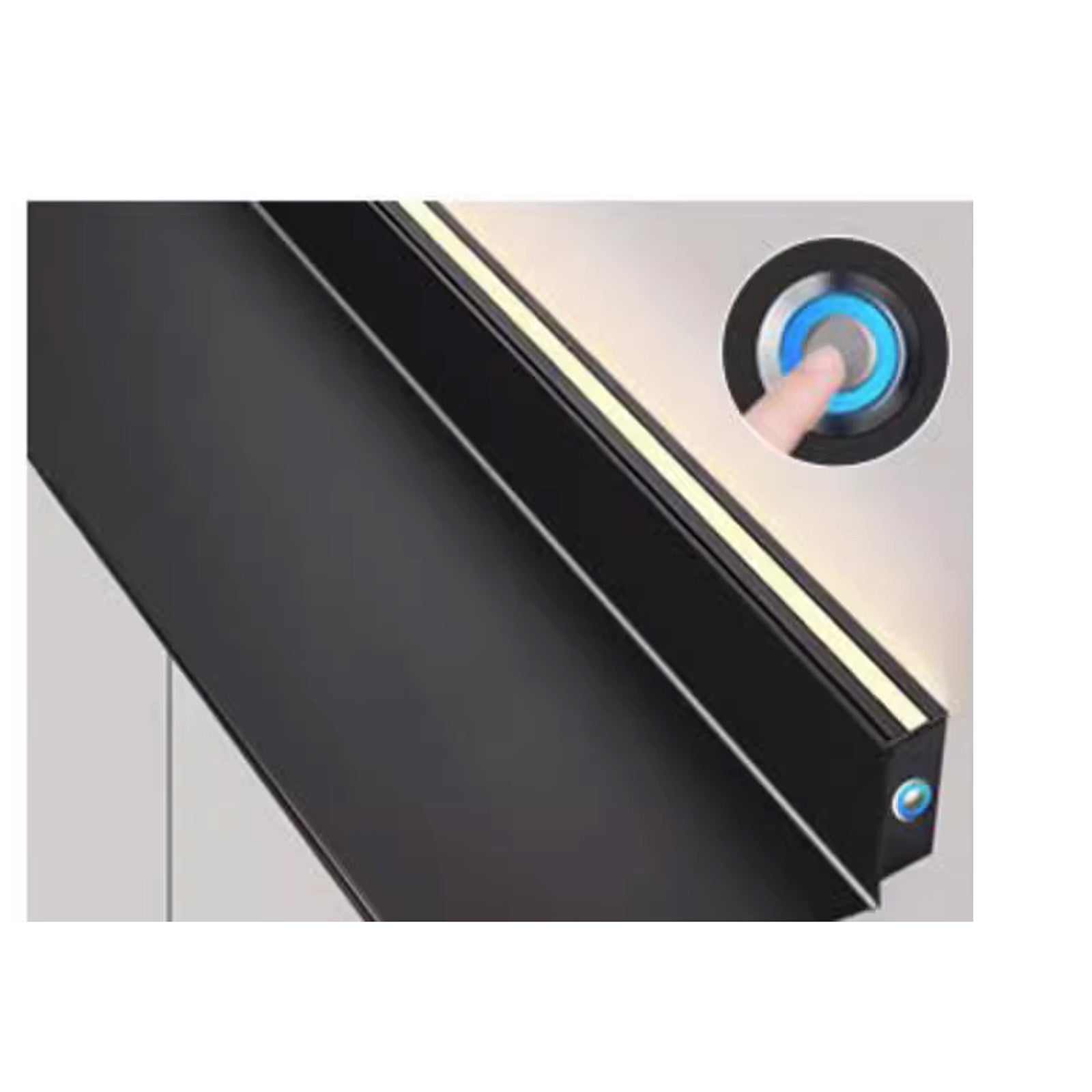 LED Aluminum Panel Light CH4-LT048-80cm-Brush Bronze Gold-With Plug-4000k - Wall Lamps - ebarza Furniture UAE | Shop Modern Furniture in Abu Dhabi & Dubai - مفروشات ايبازرا في الامارات | تسوق اثاث عصري وديكورات مميزة في دبي وابوظبي