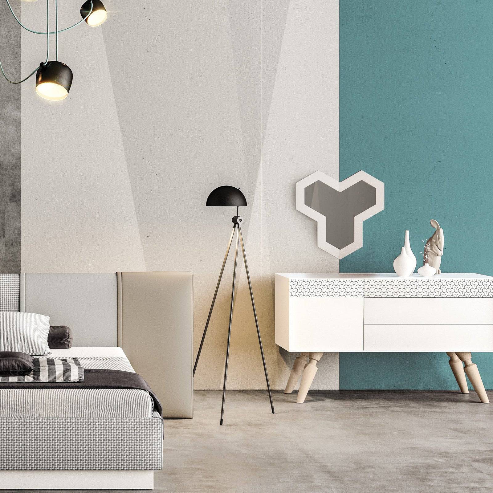 Leon Dresser & Mirror Mia180-Dresser - Dressers and Mirrors - ebarza Furniture UAE | Shop Modern Furniture in Abu Dhabi & Dubai - مفروشات ايبازرا في الامارات | تسوق اثاث عصري وديكورات مميزة في دبي وابوظبي