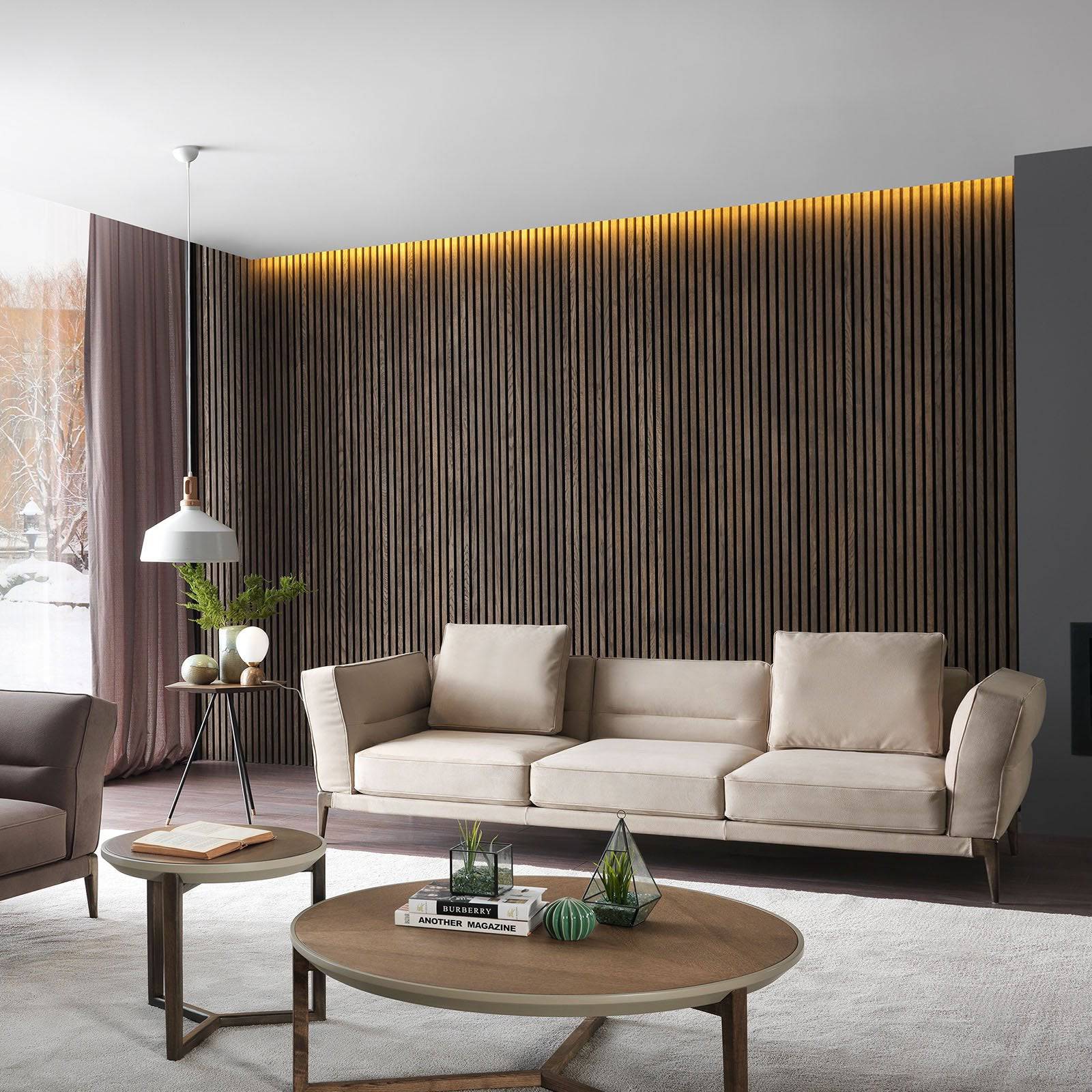 Ligna 3 Seat Sofa Set Ligna L3 - Sofas - ebarza Furniture UAE | Shop Modern Furniture in Abu Dhabi & Dubai - مفروشات ايبازرا في الامارات | تسوق اثاث عصري وديكورات مميزة في دبي وابوظبي