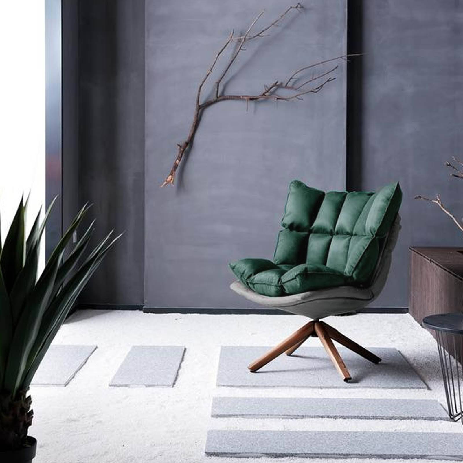 Display Item - Lille Lounge Chair Lc005 Grn8016-Nakheel - DISPLAY ITEM - ebarza Furniture UAE | Shop Modern Furniture in Abu Dhabi & Dubai - مفروشات ايبازرا في الامارات | تسوق اثاث عصري وديكورات مميزة في دبي وابوظبي