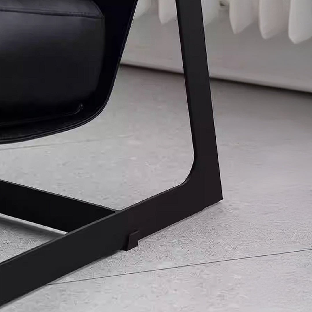 Lille Lounge Chair LC008-Black - Lounge Chairs - ebarza Furniture UAE | Shop Modern Furniture in Abu Dhabi & Dubai - مفروشات ايبازرا في الامارات | تسوق اثاث عصري وديكورات مميزة في دبي وابوظبي