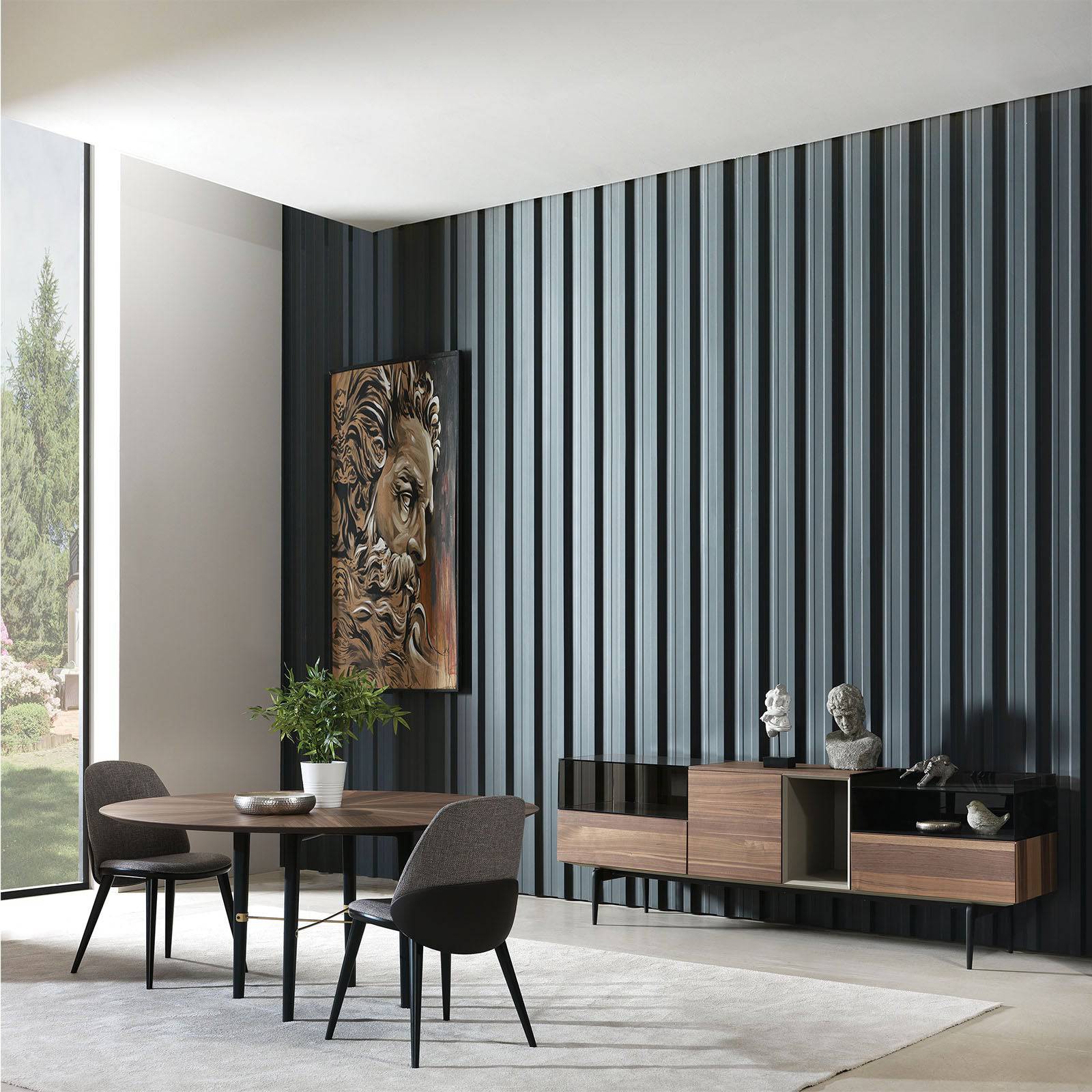 Lima Round Table Lima007 - Dining Tables - ebarza Furniture UAE | Shop Modern Furniture in Abu Dhabi & Dubai - مفروشات ايبازرا في الامارات | تسوق اثاث عصري وديكورات مميزة في دبي وابوظبي