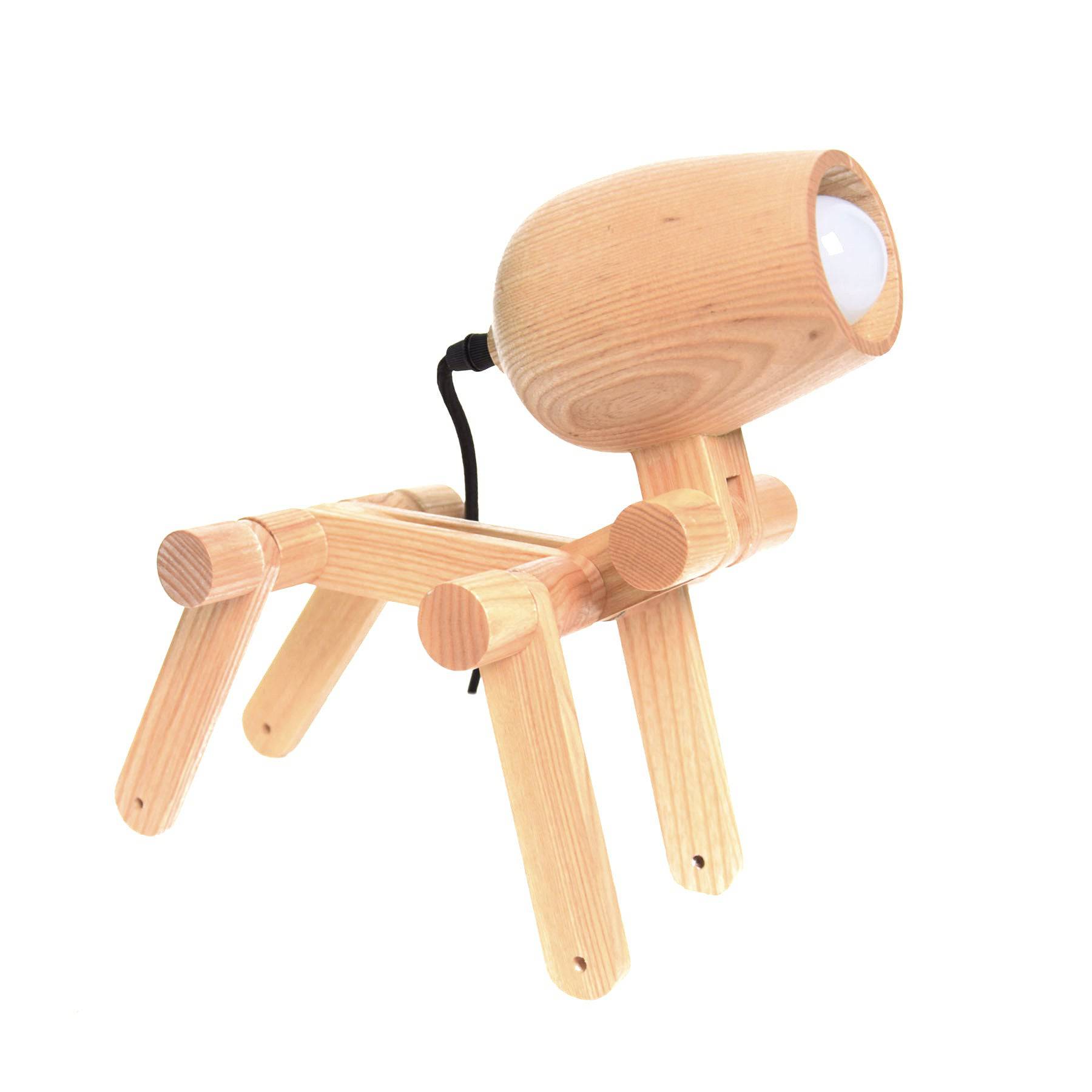 Little Bobby Solid Wood Table Lamp Td047 - Desk\table Lamps - ebarza Furniture UAE | Shop Modern Furniture in Abu Dhabi & Dubai - مفروشات ايبازرا في الامارات | تسوق اثاث عصري وديكورات مميزة في دبي وابوظبي