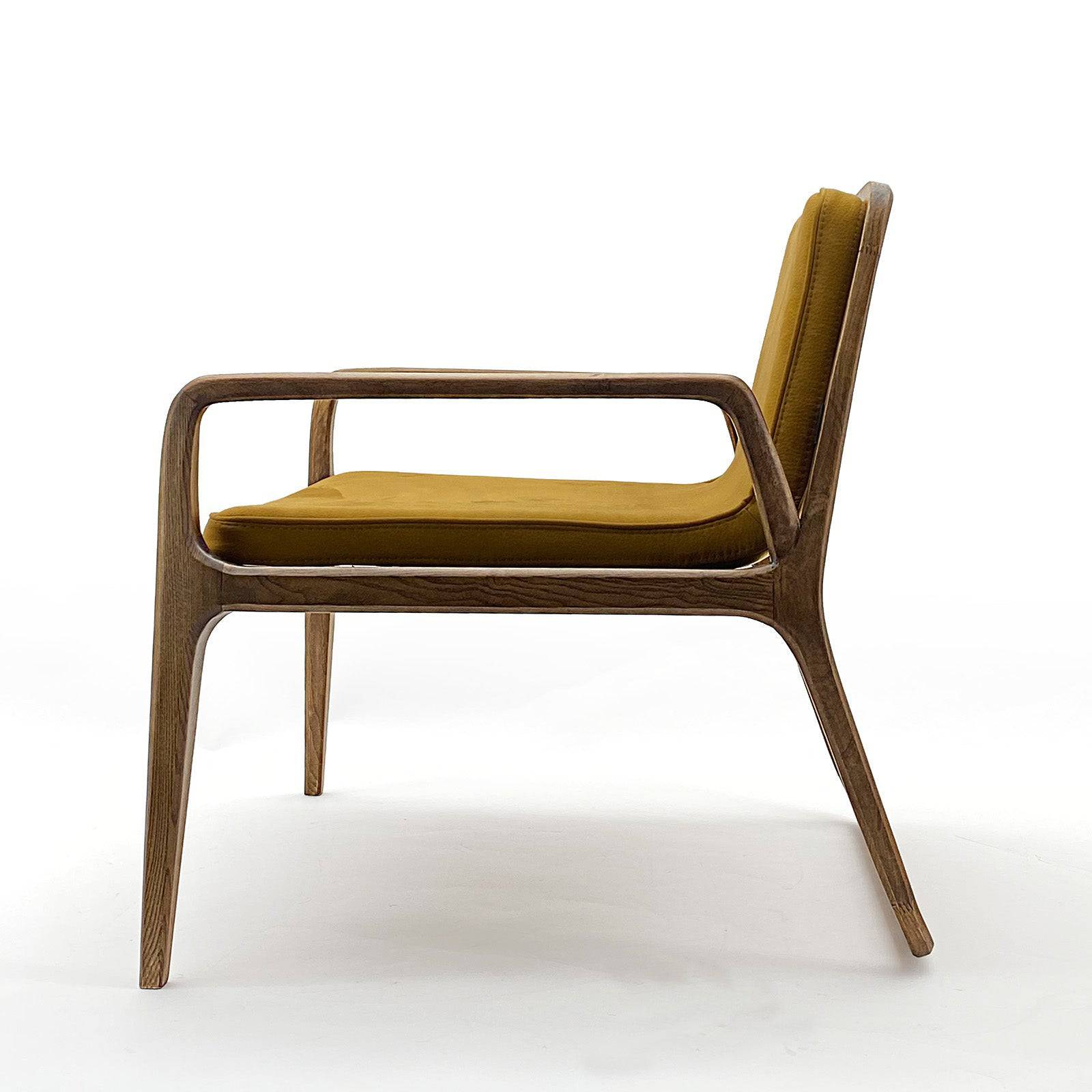 Loft Solid Wood Lounge Chair Loft-Y-001 - Lounge Chairs - ebarza Furniture UAE | Shop Modern Furniture in Abu Dhabi & Dubai - مفروشات ايبازرا في الامارات | تسوق اثاث عصري وديكورات مميزة في دبي وابوظبي