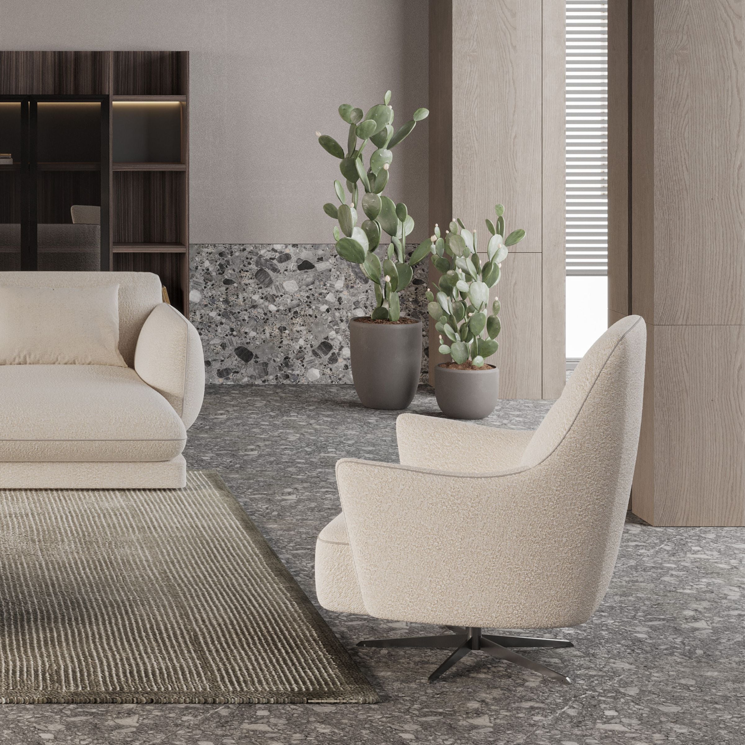 Pre-order 25 Days Delivery LORETTA Armchair YOLRTA-ARMCH - Armchairs - ebarza Furniture UAE | Shop Modern Furniture in Abu Dhabi & Dubai - مفروشات ايبازرا في الامارات | تسوق اثاث عصري وديكورات مميزة في دبي وابوظبي