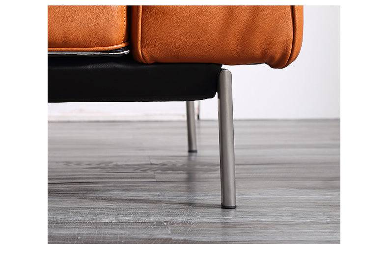 Lorraine Classic Sofa Sf019-3 / SF19-3 - Orange - Sofas - ebarza Furniture UAE | Shop Modern Furniture in Abu Dhabi & Dubai - مفروشات ايبازرا في الامارات | تسوق اثاث عصري وديكورات مميزة في دبي وابوظبي