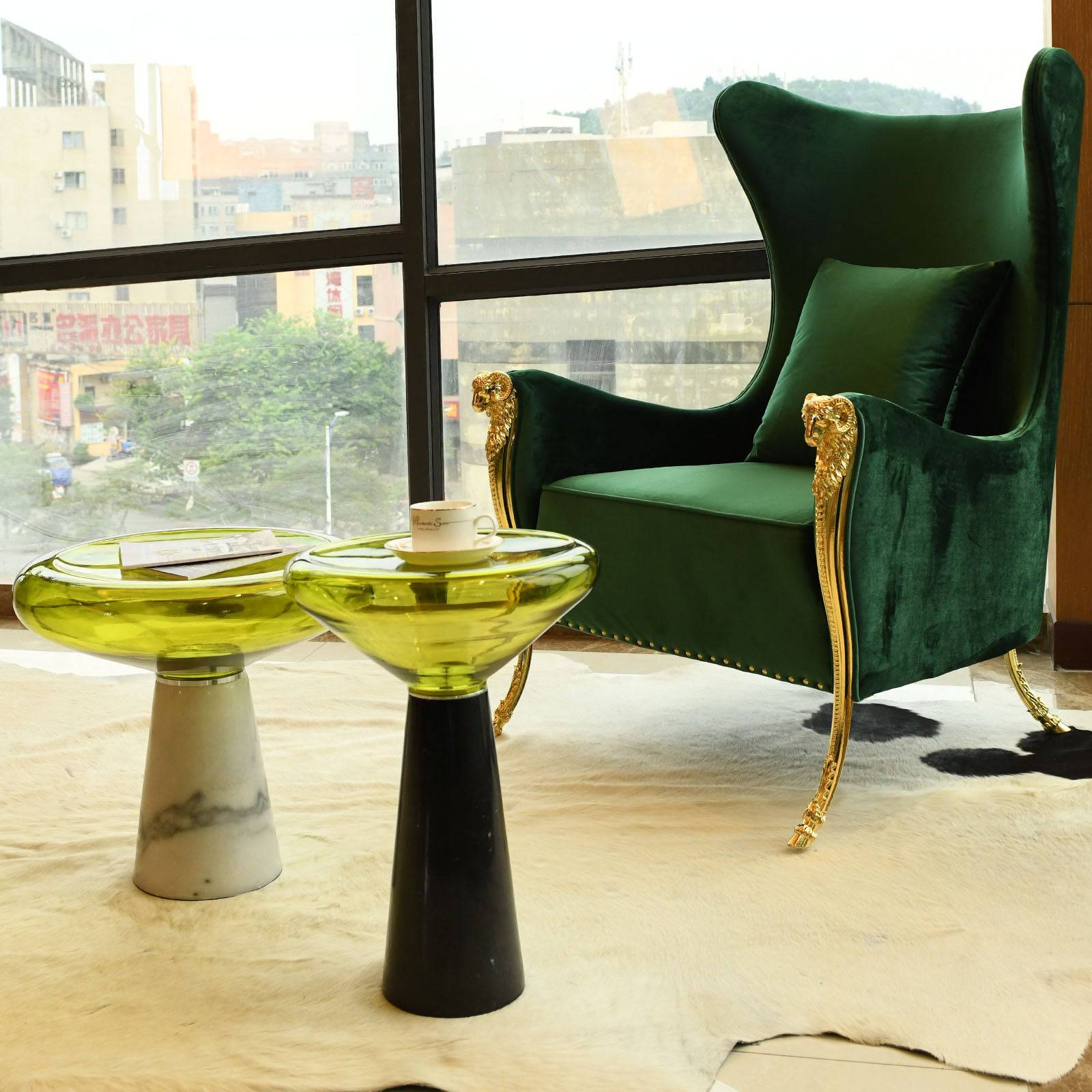 Louis Lounge Chair Tg-426-G - Lounge Chairs - ebarza Furniture UAE | Shop Modern Furniture in Abu Dhabi & Dubai - مفروشات ايبازرا في الامارات | تسوق اثاث عصري وديكورات مميزة في دبي وابوظبي