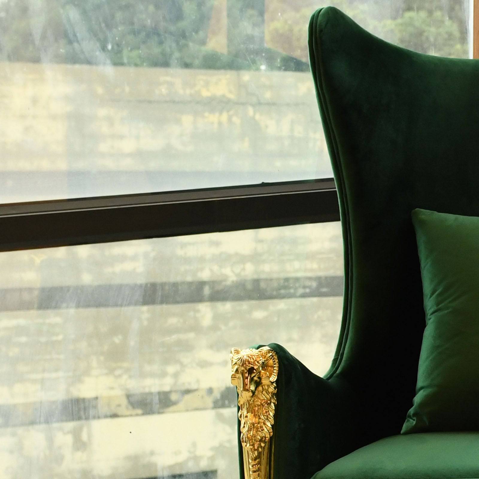 Louis Lounge Chair Tg-426-G - Lounge Chairs - ebarza Furniture UAE | Shop Modern Furniture in Abu Dhabi & Dubai - مفروشات ايبازرا في الامارات | تسوق اثاث عصري وديكورات مميزة في دبي وابوظبي