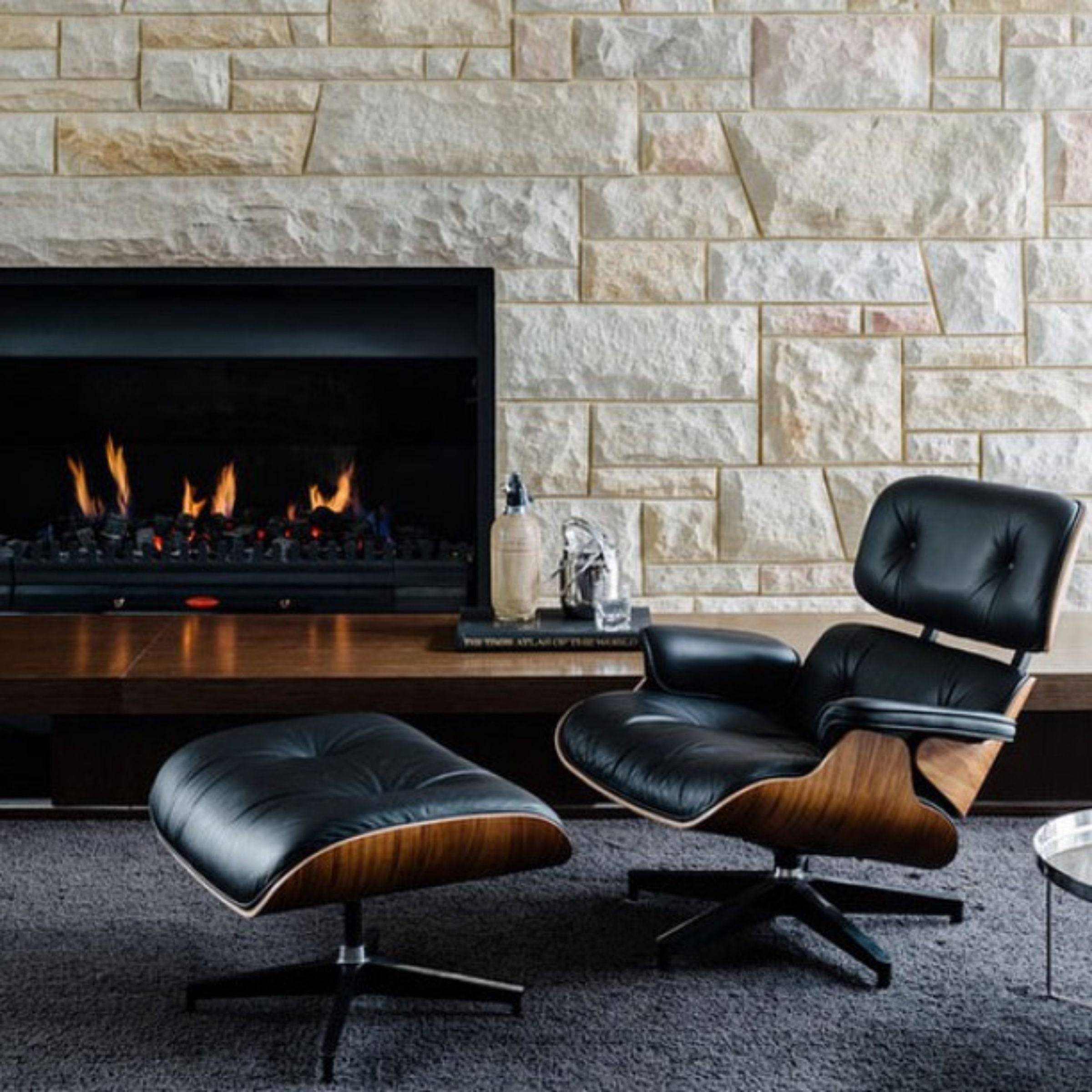 Lounge Chair and Ottoman Tall BLACK-W Bp8026-Trbb+W - Lounge Chairs - ebarza Furniture UAE | Shop Modern Furniture in Abu Dhabi & Dubai - مفروشات ايبازرا في الامارات | تسوق اثاث عصري وديكورات مميزة في دبي وابوظبي