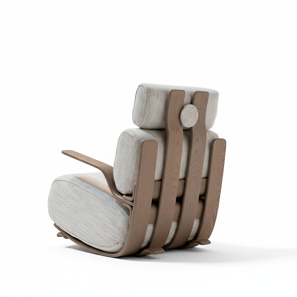 Lounge Chair MZ4156 - Lounge Chairs - ebarza Furniture UAE | Shop Modern Furniture in Abu Dhabi & Dubai - مفروشات ايبازرا في الامارات | تسوق اثاث عصري وديكورات مميزة في دبي وابوظبي