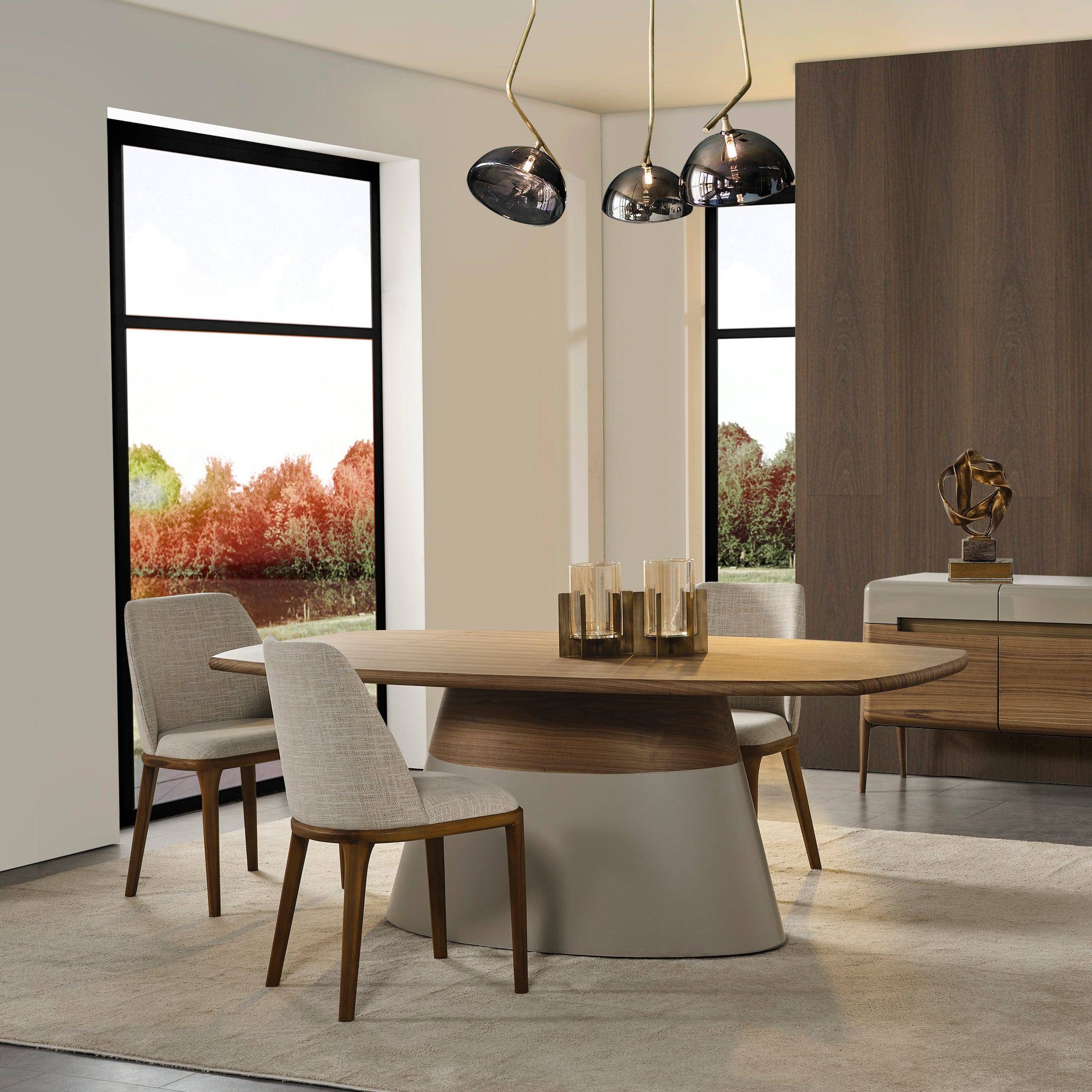 Display Item - Lucca Kristal Dining Table Krstl-Lucadt-YAS - DISPLAY ITEM - ebarza Furniture UAE | Shop Modern Furniture in Abu Dhabi & Dubai - مفروشات ايبازرا في الامارات | تسوق اثاث عصري وديكورات مميزة في دبي وابوظبي