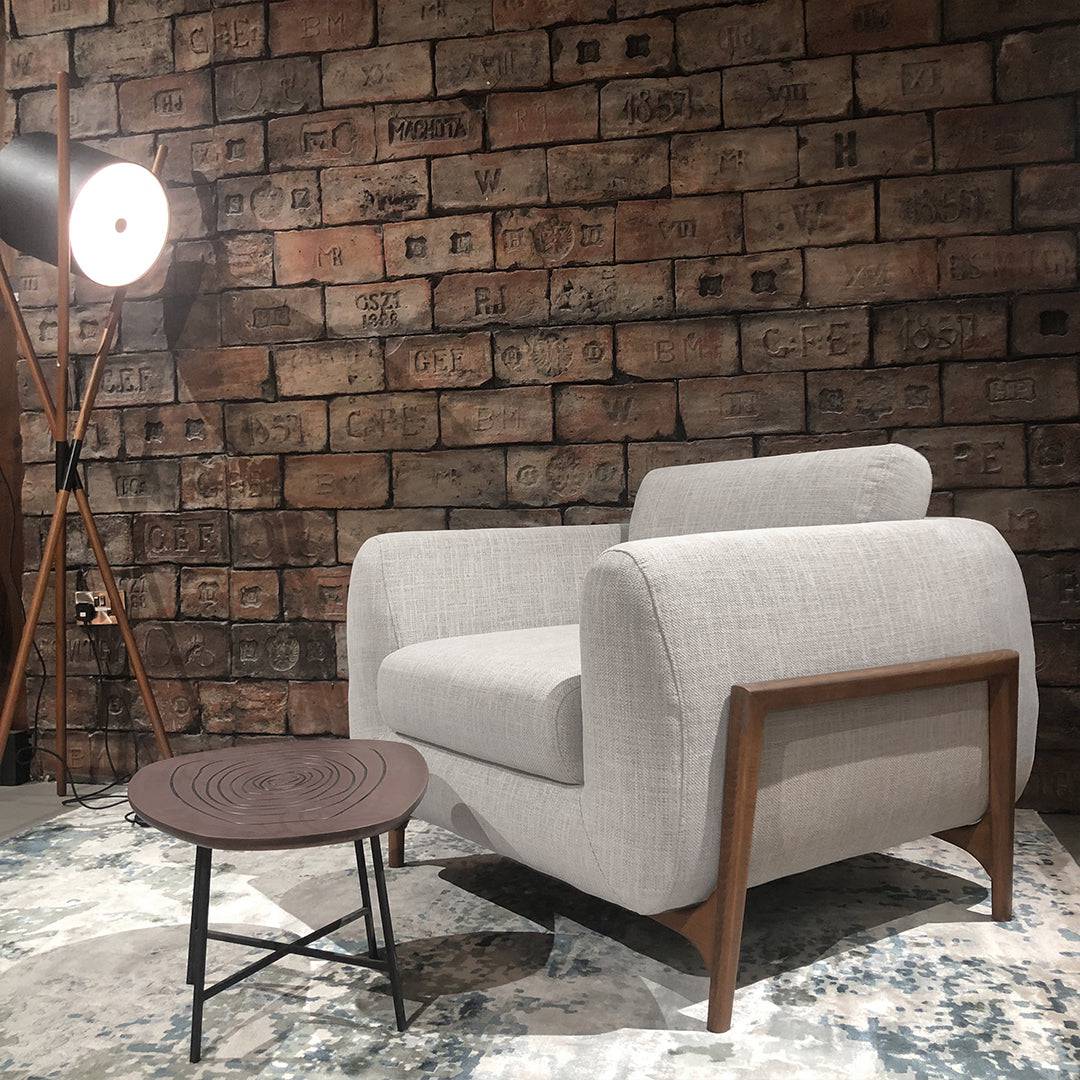 Lucca Kristal Lounge Beige Chair Krstl-Lucarc-Beige - Lounge Chairs - ebarza Furniture UAE | Shop Modern Furniture in Abu Dhabi & Dubai - مفروشات ايبازرا في الامارات | تسوق اثاث عصري وديكورات مميزة في دبي وابوظبي