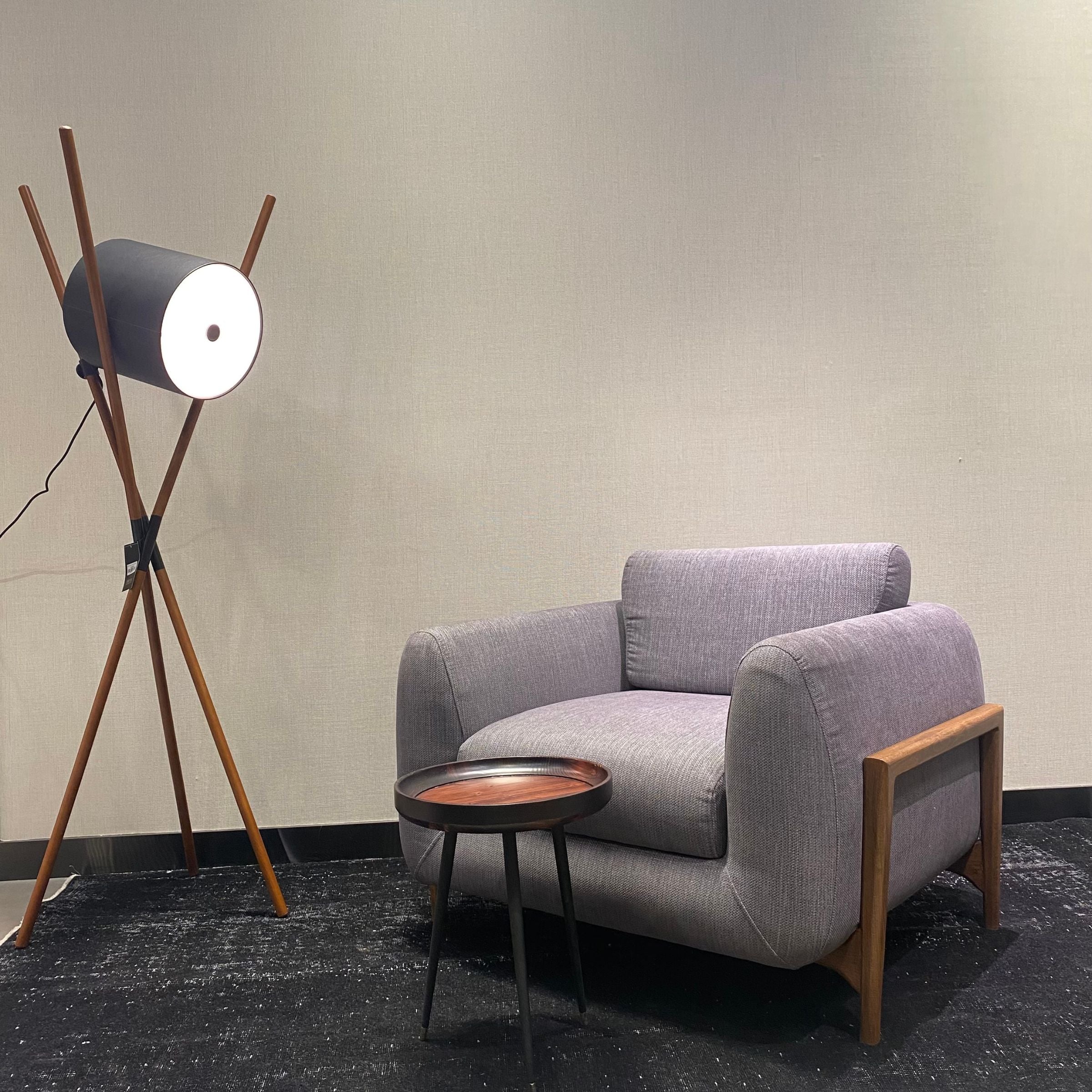 Lucca Kristal Lounge Chair Grey KRSTL-LUDARC-Grey - Lounge Chairs - ebarza Furniture UAE | Shop Modern Furniture in Abu Dhabi & Dubai - مفروشات ايبازرا في الامارات | تسوق اثاث عصري وديكورات مميزة في دبي وابوظبي