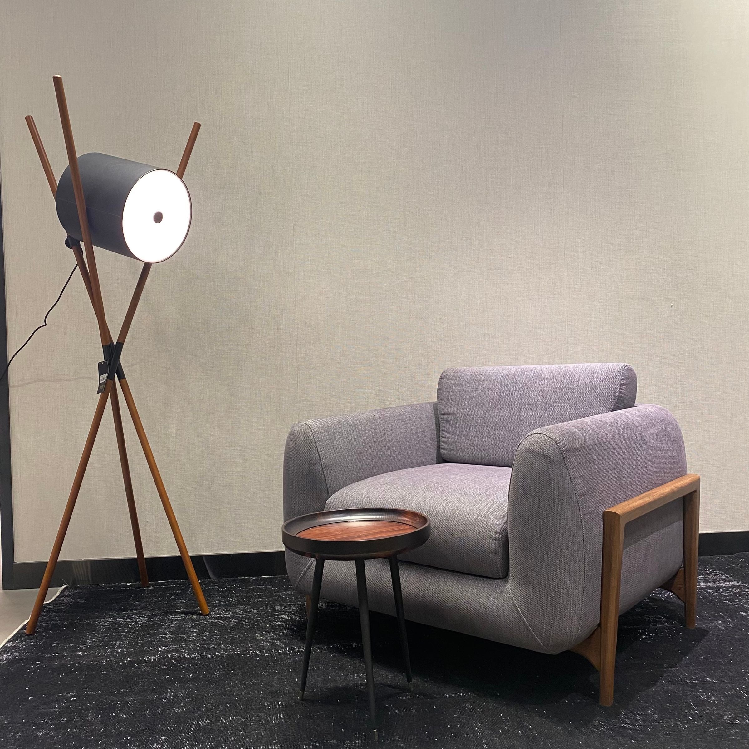 Lucca Kristal Lounge Chair Grey KRSTL-LUDARC-Grey - Lounge Chairs - ebarza Furniture UAE | Shop Modern Furniture in Abu Dhabi & Dubai - مفروشات ايبازرا في الامارات | تسوق اثاث عصري وديكورات مميزة في دبي وابوظبي