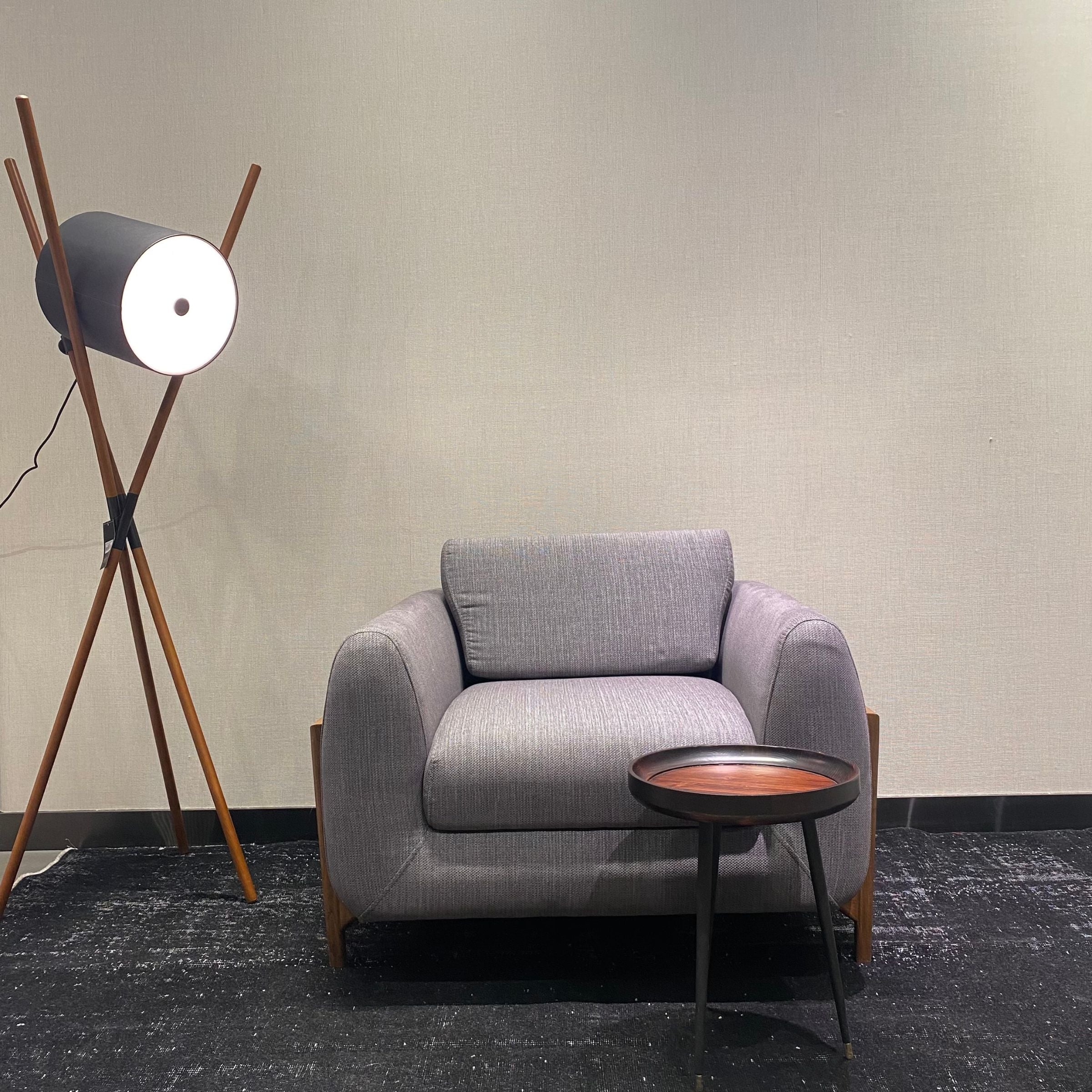 Lucca Kristal Lounge Chair Grey KRSTL-LUDARC-Grey - Lounge Chairs - ebarza Furniture UAE | Shop Modern Furniture in Abu Dhabi & Dubai - مفروشات ايبازرا في الامارات | تسوق اثاث عصري وديكورات مميزة في دبي وابوظبي