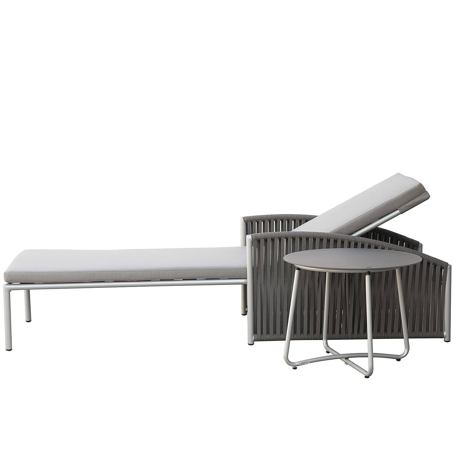 Lyon Sunbed Outdoor 20840101 - Sunloungers - ebarza Furniture UAE | Shop Modern Furniture in Abu Dhabi & Dubai - مفروشات ايبازرا في الامارات | تسوق اثاث عصري وديكورات مميزة في دبي وابوظبي