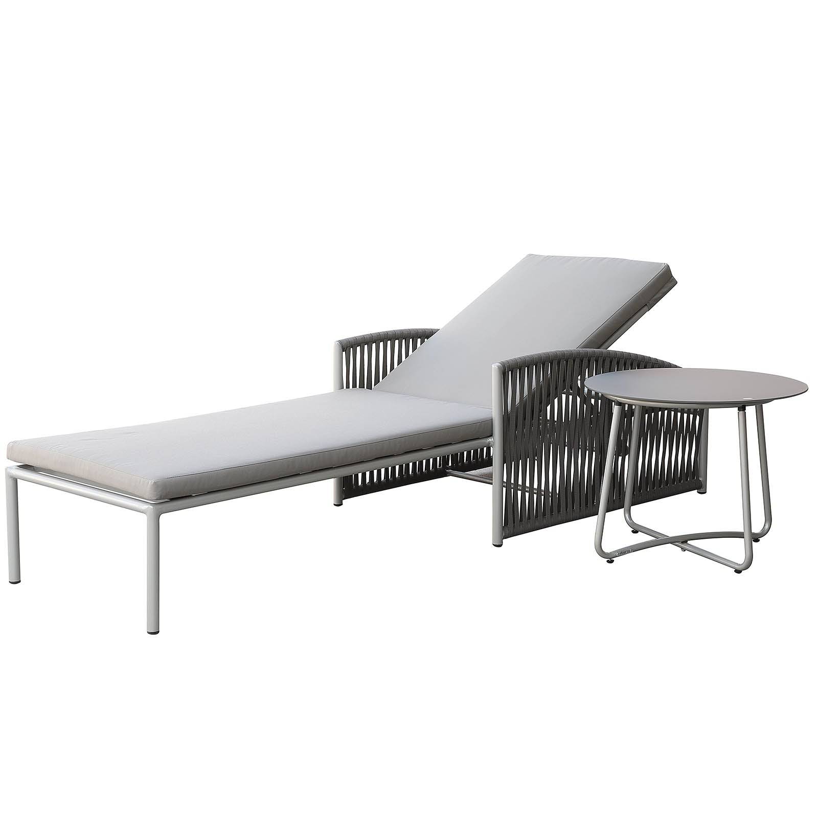 Lyon Sunbed Outdoor 20840101 - Sunloungers - ebarza Furniture UAE | Shop Modern Furniture in Abu Dhabi & Dubai - مفروشات ايبازرا في الامارات | تسوق اثاث عصري وديكورات مميزة في دبي وابوظبي