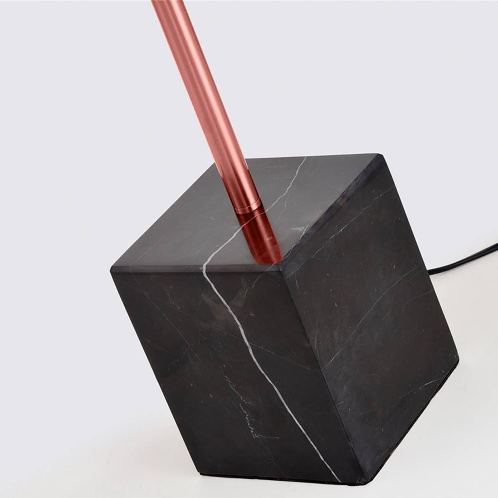 As Is - Marble Floor Lamp Cl1180F-Rg black - DISPLAY ITEM - ebarza Furniture UAE | Shop Modern Furniture in Abu Dhabi & Dubai - مفروشات ايبازرا في الامارات | تسوق اثاث عصري وديكورات مميزة في دبي وابوظبي
