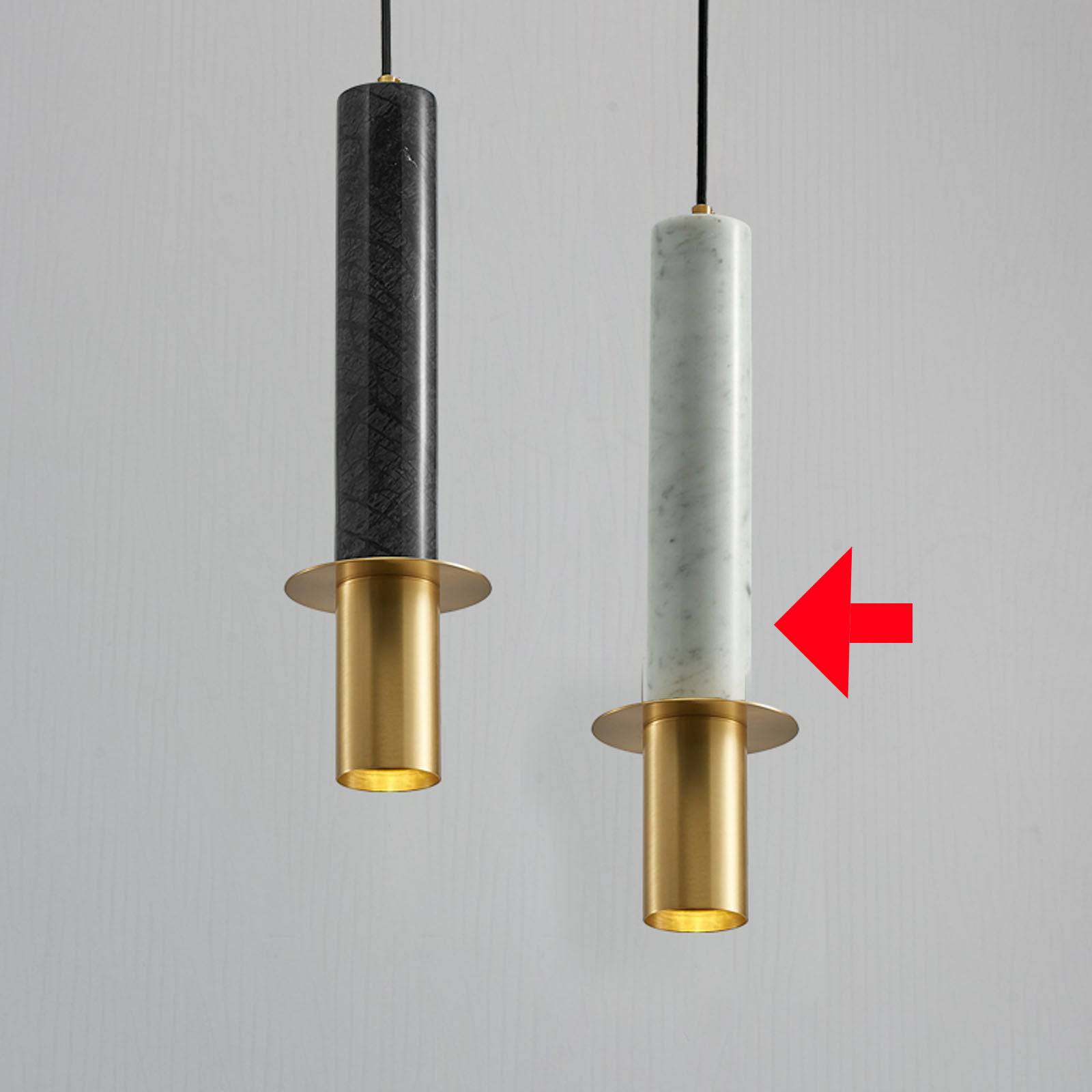 Marble Pendant Lamp Cy-New-074-Wg - Pendant Lamps - ebarza Furniture UAE | Shop Modern Furniture in Abu Dhabi & Dubai - مفروشات ايبازرا في الامارات | تسوق اثاث عصري وديكورات مميزة في دبي وابوظبي