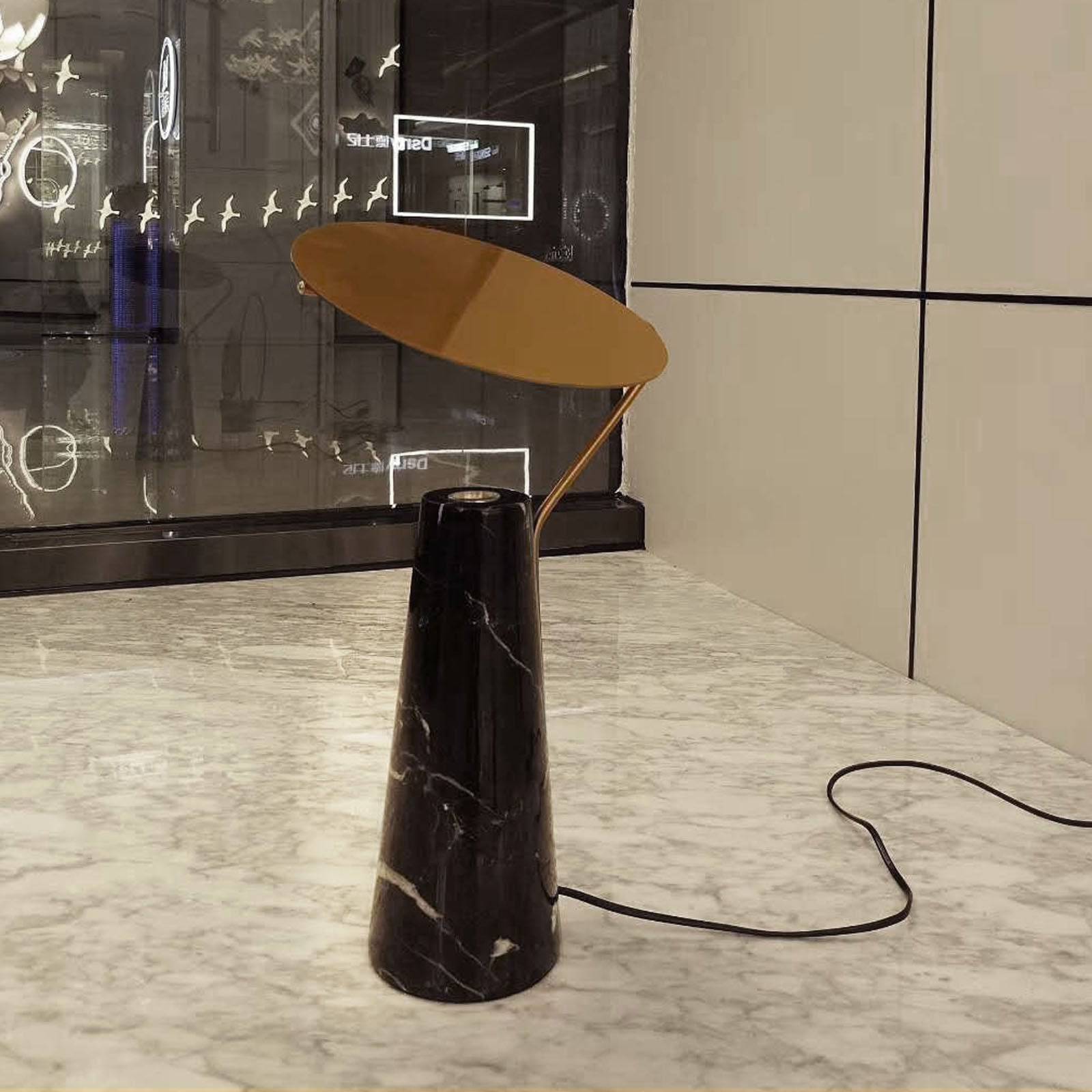 Marble Table Lamp Cy-New-066-B - Desk\table Lamps - ebarza Furniture UAE | Shop Modern Furniture in Abu Dhabi & Dubai - مفروشات ايبازرا في الامارات | تسوق اثاث عصري وديكورات مميزة في دبي وابوظبي