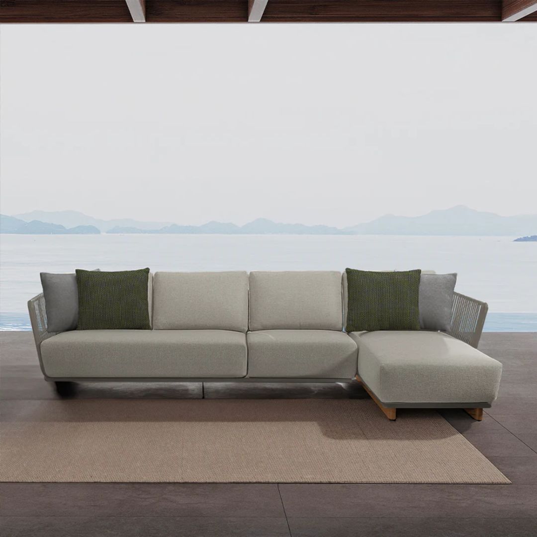 Marrakech Outdoor 2-Seater Left Arm Unit - AC5879A86RAT/AC5879A86ROP - Sofas - ebarza Furniture UAE | Shop Modern Furniture in Abu Dhabi & Dubai - مفروشات ايبازرا في الامارات | تسوق اثاث عصري وديكورات مميزة في دبي وابوظبي