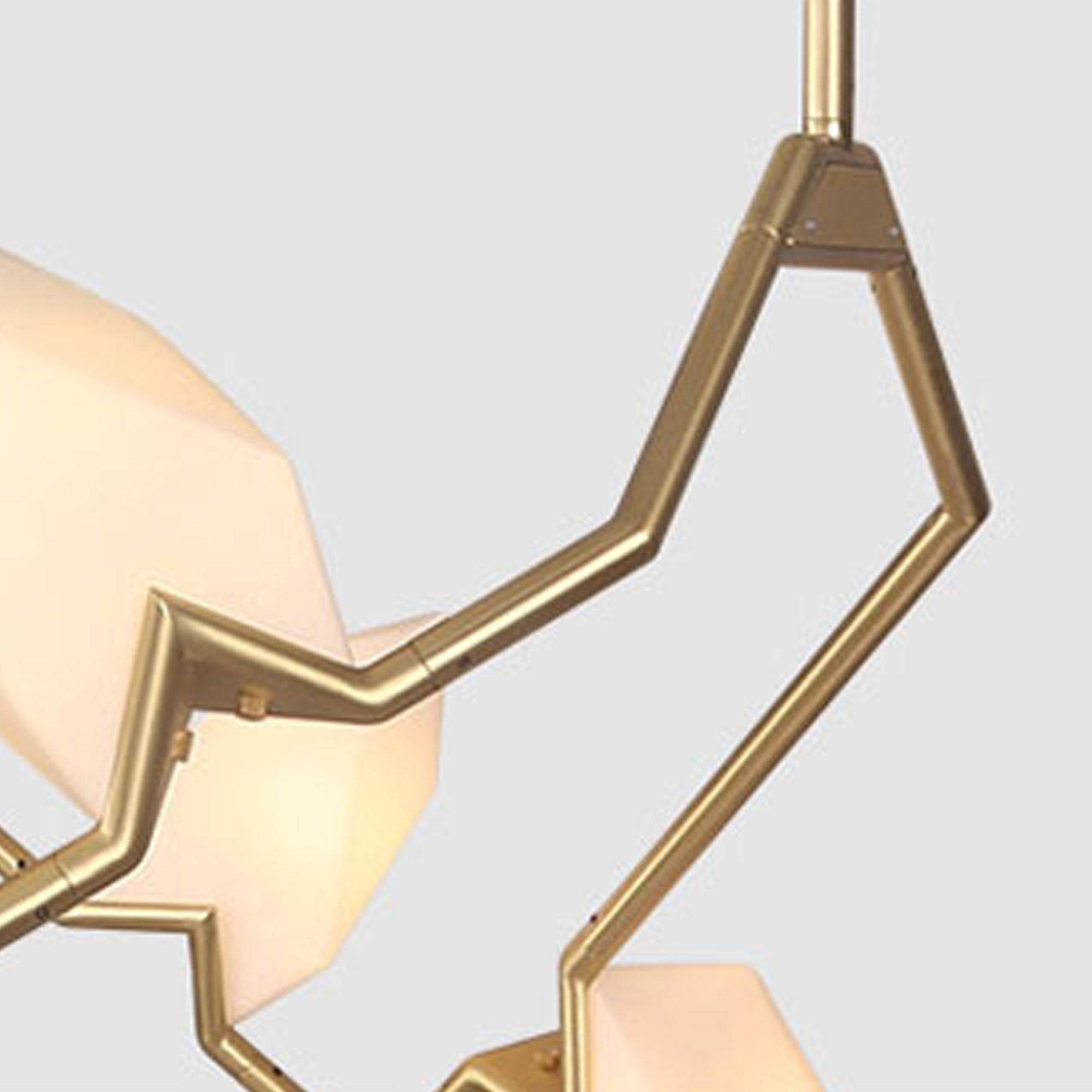 Masko 12 Heads Chandelier Cy-New-093-G - Pendant Lamps - ebarza Furniture UAE | Shop Modern Furniture in Abu Dhabi & Dubai - مفروشات ايبازرا في الامارات | تسوق اثاث عصري وديكورات مميزة في دبي وابوظبي