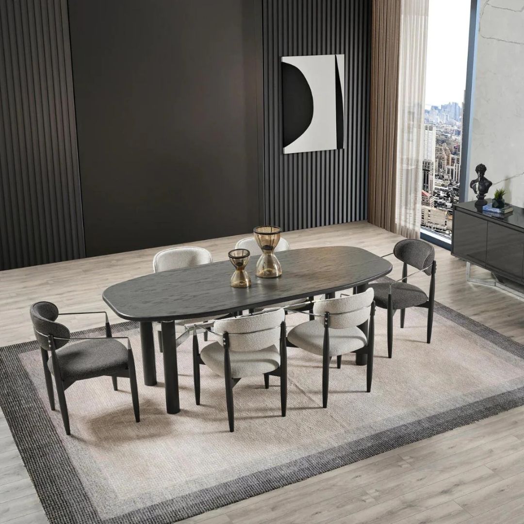 Matera dining chair MT-DC001 - Chairs - ebarza Furniture UAE | Shop Modern Furniture in Abu Dhabi & Dubai - مفروشات ايبازرا في الامارات | تسوق اثاث عصري وديكورات مميزة في دبي وابوظبي