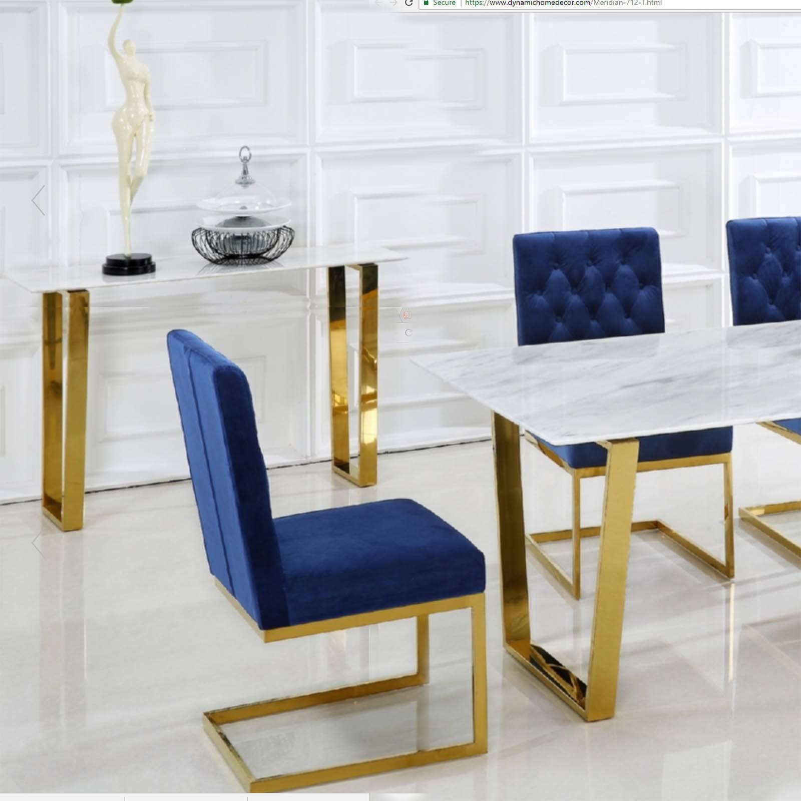Messina Dining Table Tg-152 - Dining Tables - ebarza Furniture UAE | Shop Modern Furniture in Abu Dhabi & Dubai - مفروشات ايبازرا في الامارات | تسوق اثاث عصري وديكورات مميزة في دبي وابوظبي
