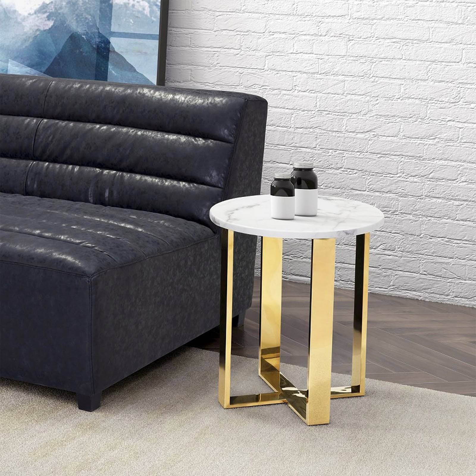 Messina Side Table Tg-35 - Side Tables - ebarza Furniture UAE | Shop Modern Furniture in Abu Dhabi & Dubai - مفروشات ايبازرا في الامارات | تسوق اثاث عصري وديكورات مميزة في دبي وابوظبي