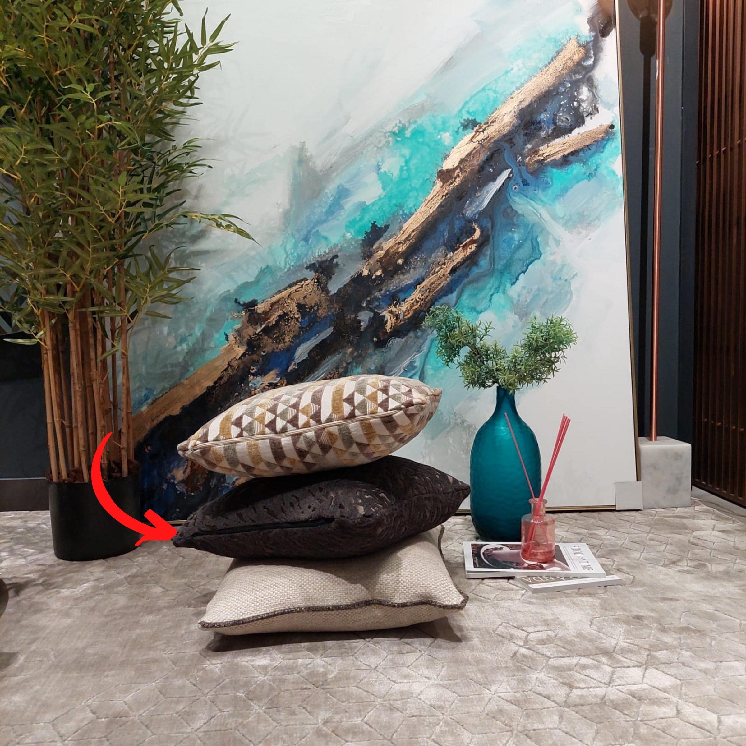 Meysa Cushion Cover 45X45 Cm Meysa-1220-201 - Cushions - ebarza Furniture UAE | Shop Modern Furniture in Abu Dhabi & Dubai - مفروشات ايبازرا في الامارات | تسوق اثاث عصري وديكورات مميزة في دبي وابوظبي