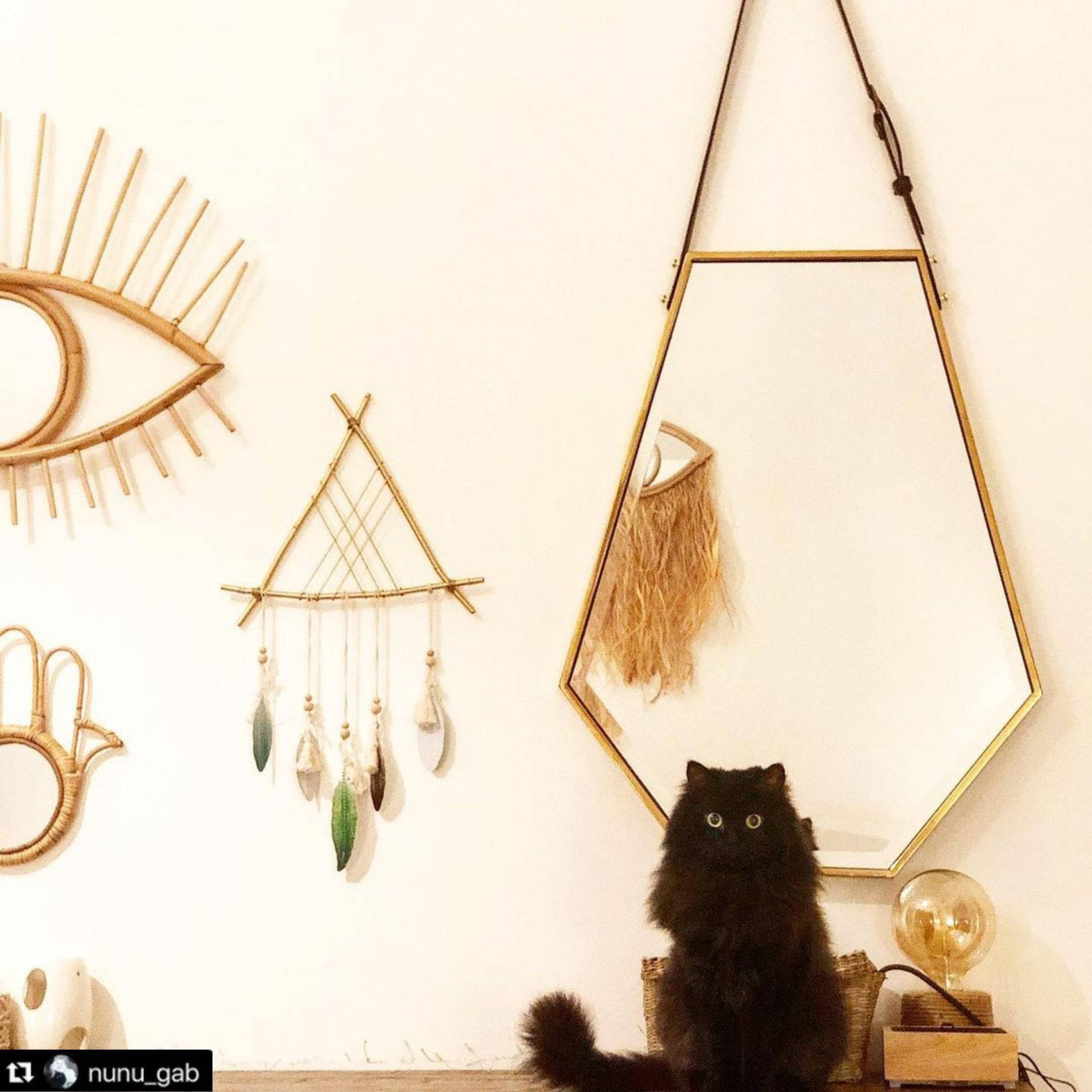 Mid Century French Style Mirror Oa-6042 - Mirrors - ebarza Furniture UAE | Shop Modern Furniture in Abu Dhabi & Dubai - مفروشات ايبازرا في الامارات | تسوق اثاث عصري وديكورات مميزة في دبي وابوظبي