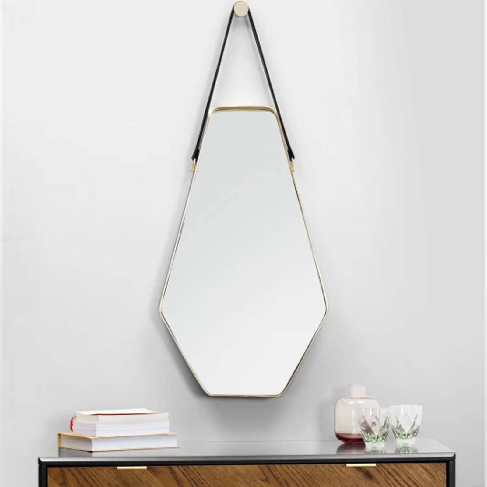 Mid Century French Style Mirror Oa-6042 - Mirrors - ebarza Furniture UAE | Shop Modern Furniture in Abu Dhabi & Dubai - مفروشات ايبازرا في الامارات | تسوق اثاث عصري وديكورات مميزة في دبي وابوظبي