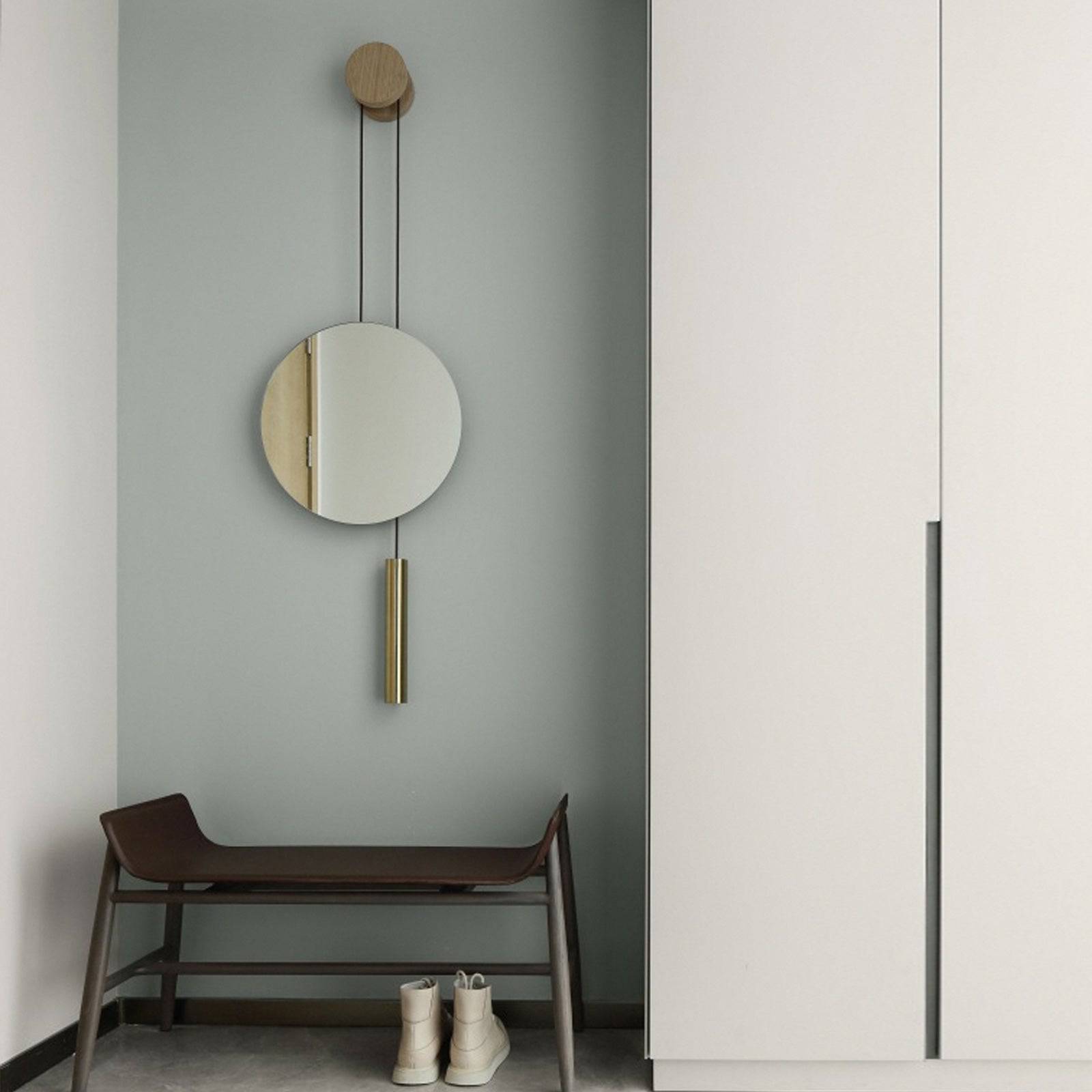 Mid Century Mirror Oa-6370 - Mirrors - ebarza Furniture UAE | Shop Modern Furniture in Abu Dhabi & Dubai - مفروشات ايبازرا في الامارات | تسوق اثاث عصري وديكورات مميزة في دبي وابوظبي