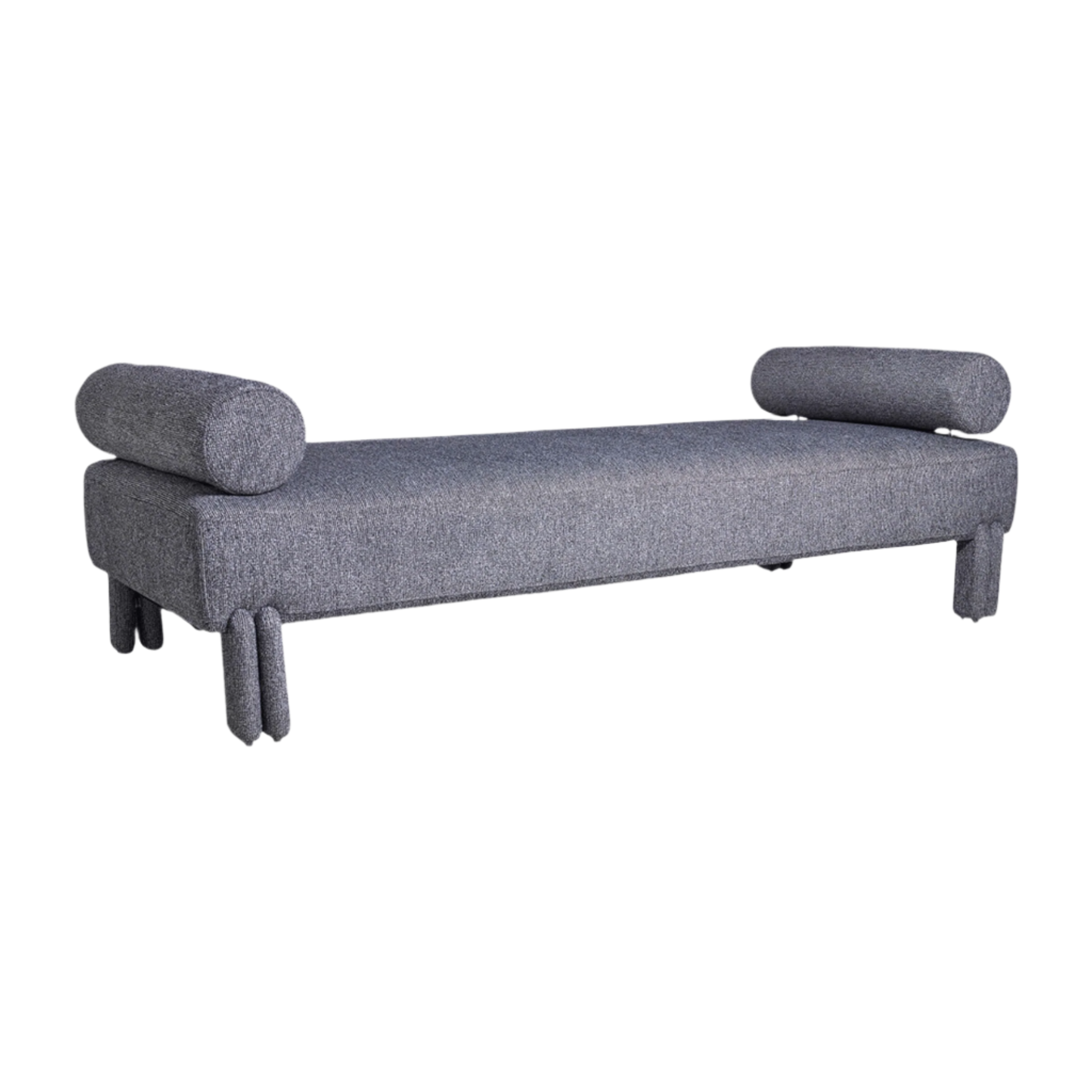 Modern Chaise Lounge - Black 17042-01 - Sofas - ebarza Furniture UAE | Shop Modern Furniture in Abu Dhabi & Dubai - مفروشات ايبازرا في الامارات | تسوق اثاث عصري وديكورات مميزة في دبي وابوظبي