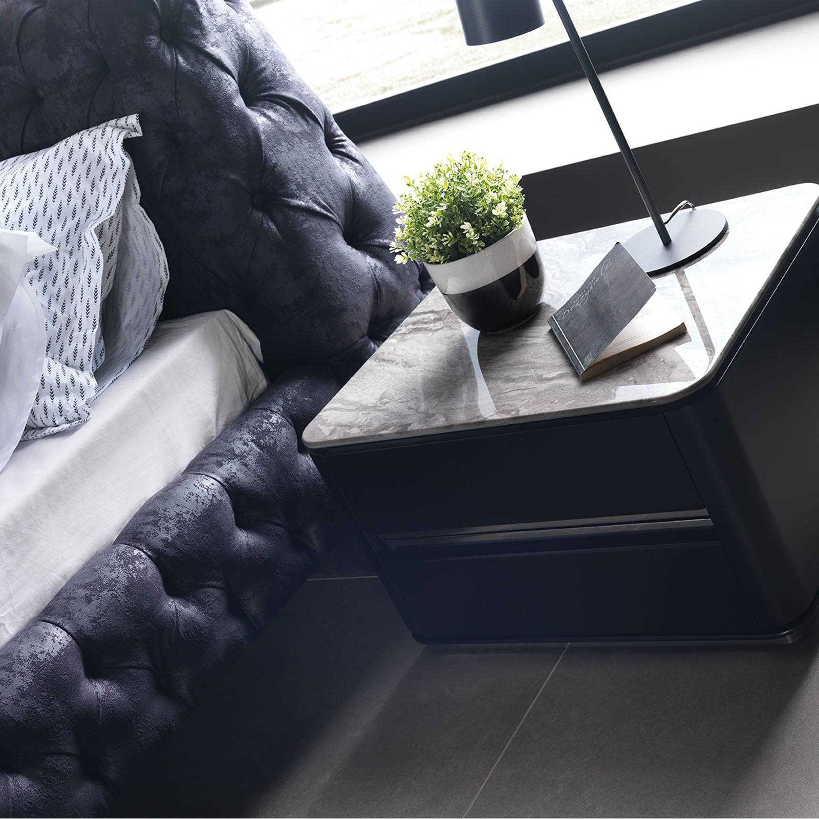 Mona Beretta Bedstead Only Beretta-Bed - Bedsteads - ebarza Furniture UAE | Shop Modern Furniture in Abu Dhabi & Dubai - مفروشات ايبازرا في الامارات | تسوق اثاث عصري وديكورات مميزة في دبي وابوظبي