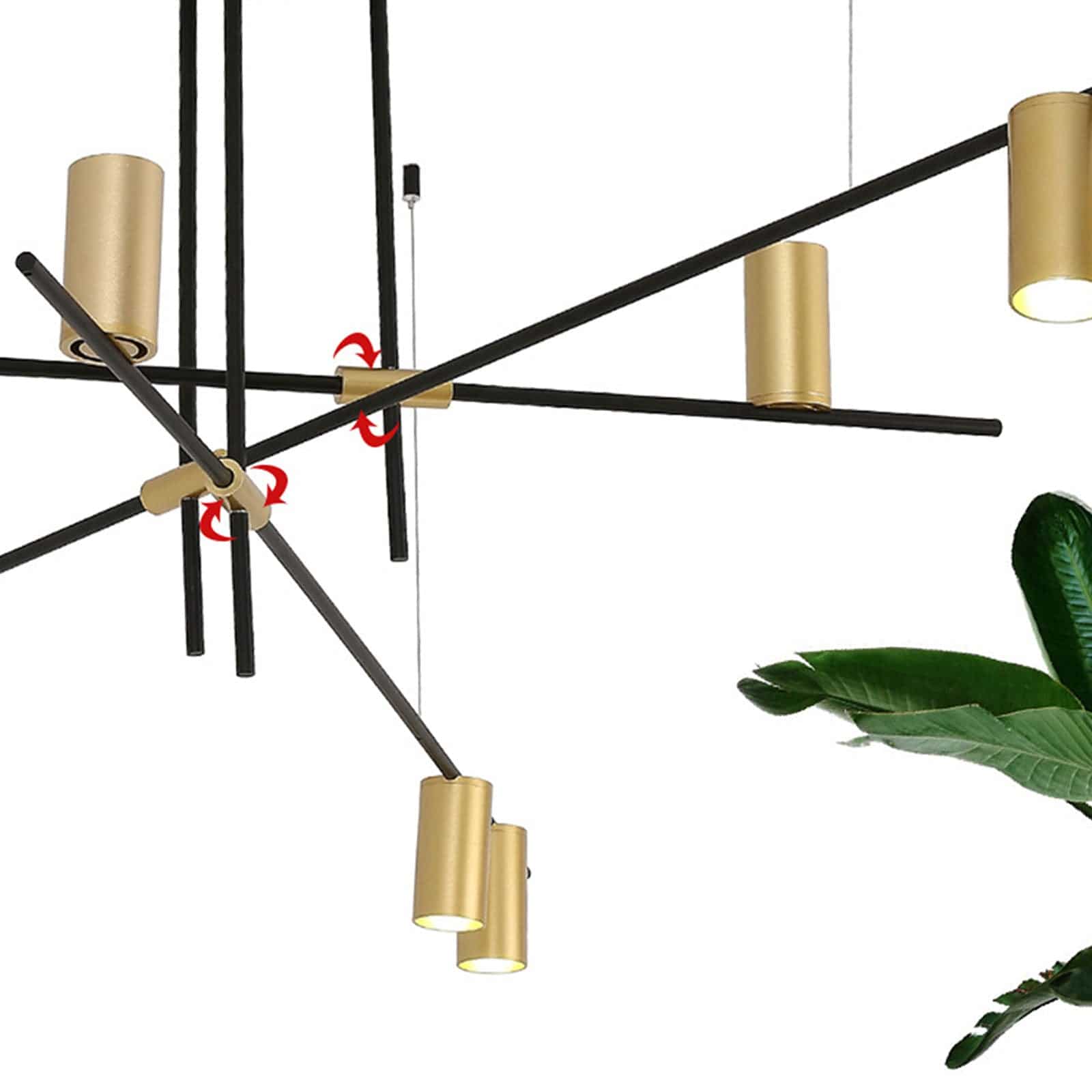 Monaco 12 Heads Pendant Lamp Cy-New-020 - Pendant Lamps - ebarza Furniture UAE | Shop Modern Furniture in Abu Dhabi & Dubai - مفروشات ايبازرا في الامارات | تسوق اثاث عصري وديكورات مميزة في دبي وابوظبي