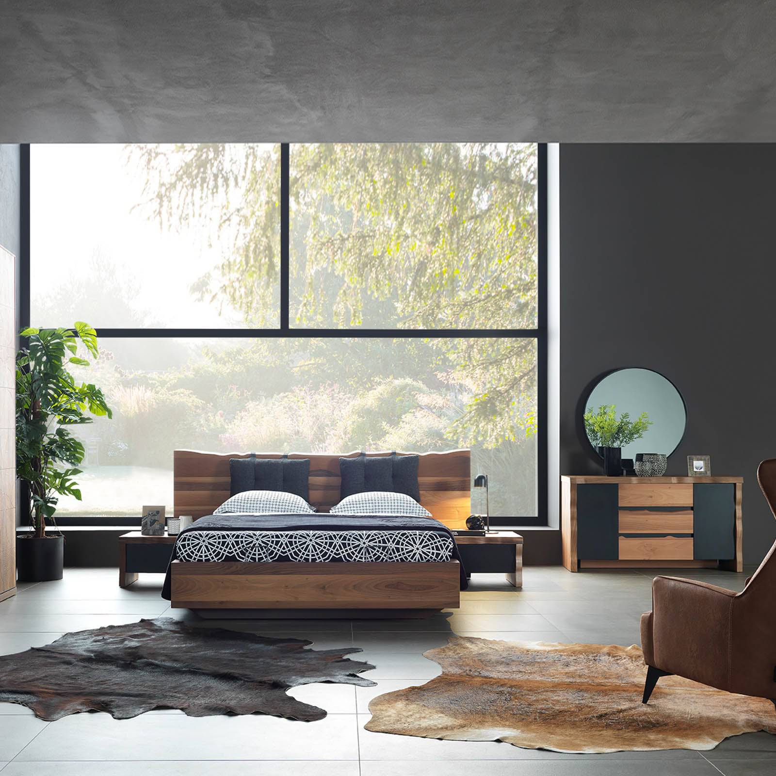 Monaco Dresser+Mirror Nat001-Dresser - Dressers and Mirrors - ebarza Furniture UAE | Shop Modern Furniture in Abu Dhabi & Dubai - مفروشات ايبازرا في الامارات | تسوق اثاث عصري وديكورات مميزة في دبي وابوظبي