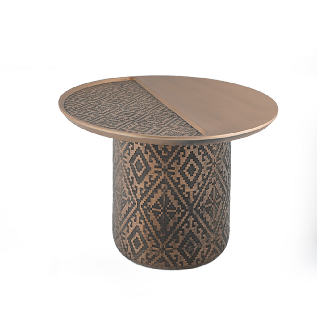 Motif Side Table Motif-Side002-G - Side Tables - ebarza Furniture UAE | Shop Modern Furniture in Abu Dhabi & Dubai - مفروشات ايبازرا في الامارات | تسوق اثاث عصري وديكورات مميزة في دبي وابوظبي