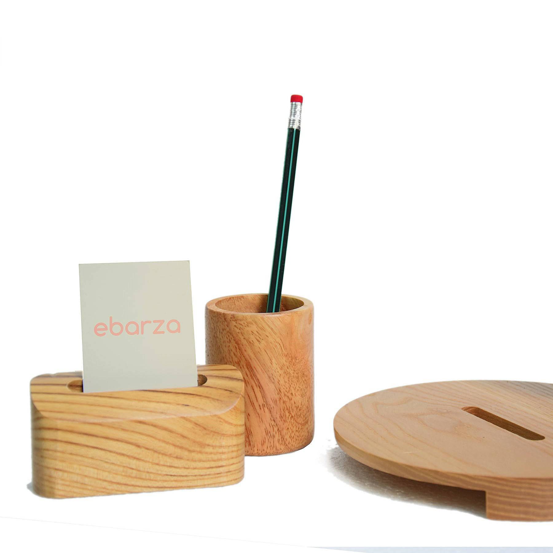 Mr Jack Solid Wood Office Set Td014 - Desk\table Lamps - ebarza Furniture UAE | Shop Modern Furniture in Abu Dhabi & Dubai - مفروشات ايبازرا في الامارات | تسوق اثاث عصري وديكورات مميزة في دبي وابوظبي