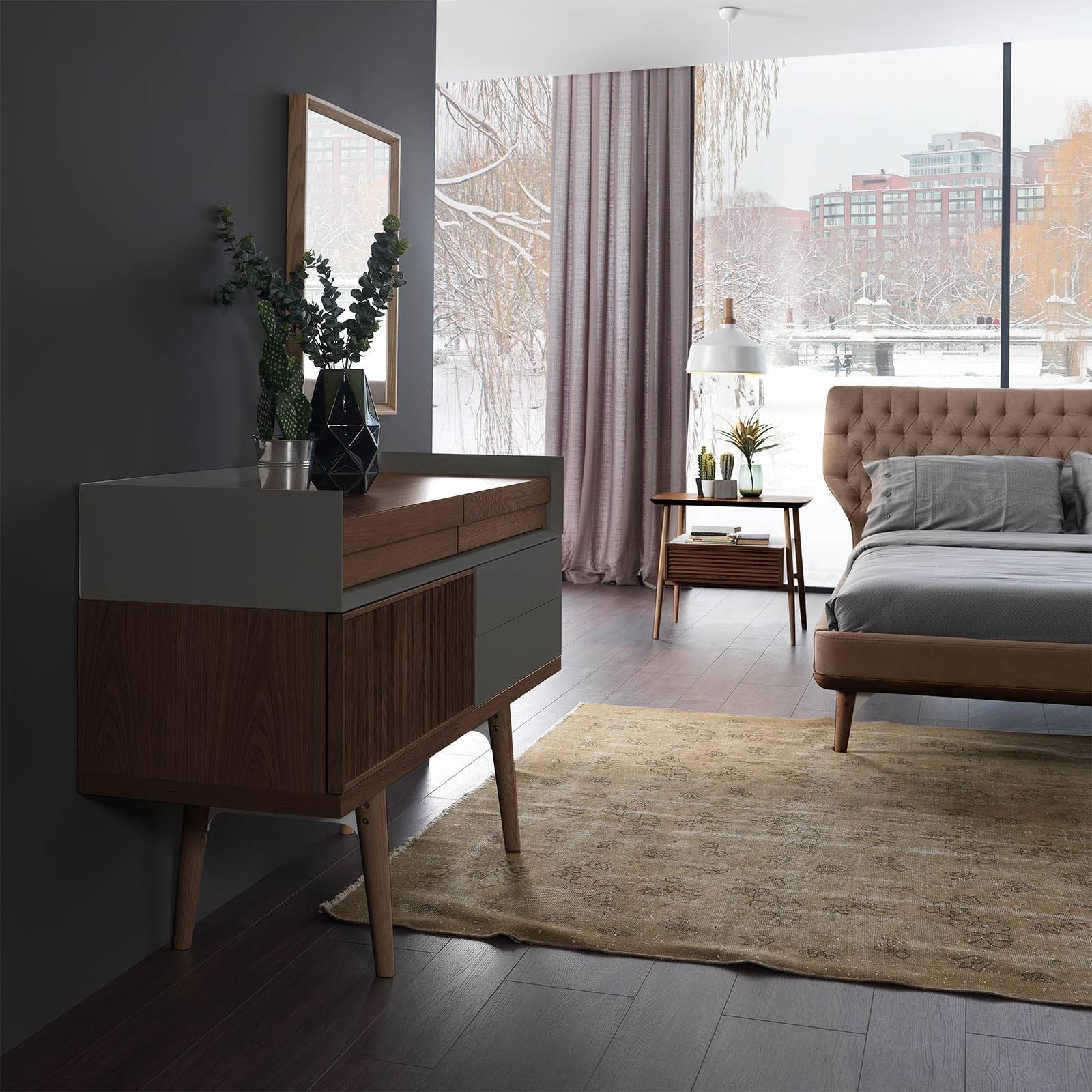 Natura Dresser And Mirror Natura009-Dresser - Dressers and Mirrors - ebarza Furniture UAE | Shop Modern Furniture in Abu Dhabi & Dubai - مفروشات ايبازرا في الامارات | تسوق اثاث عصري وديكورات مميزة في دبي وابوظبي