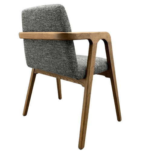 Natura Solid Ash Wood Chair Cosmic48-Grey-Naturach - Chairs - ebarza Furniture UAE | Shop Modern Furniture in Abu Dhabi & Dubai - مفروشات ايبازرا في الامارات | تسوق اثاث عصري وديكورات مميزة في دبي وابوظبي