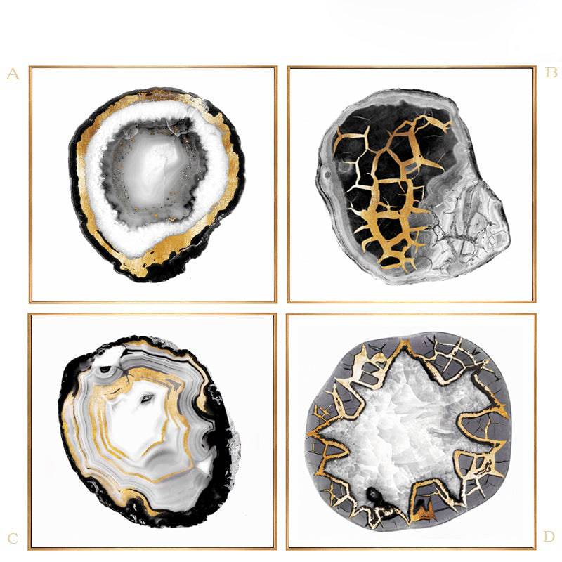 Natural Rock Wall Art Metal & Glass& Cardboard Fl-H261B - Paintings - ebarza Furniture UAE | Shop Modern Furniture in Abu Dhabi & Dubai - مفروشات ايبازرا في الامارات | تسوق اثاث عصري وديكورات مميزة في دبي وابوظبي