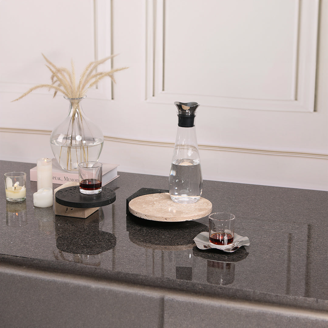 Natural Stone Tray-L KC3017L - Trays - ebarza Furniture UAE | Shop Modern Furniture in Abu Dhabi & Dubai - مفروشات ايبازرا في الامارات | تسوق اثاث عصري وديكورات مميزة في دبي وابوظبي