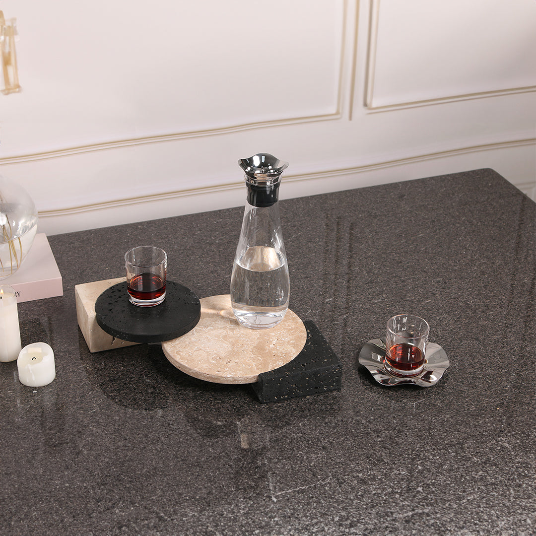 Natural Stone Tray-S KC3017S - Trays - ebarza Furniture UAE | Shop Modern Furniture in Abu Dhabi & Dubai - مفروشات ايبازرا في الامارات | تسوق اثاث عصري وديكورات مميزة في دبي وابوظبي