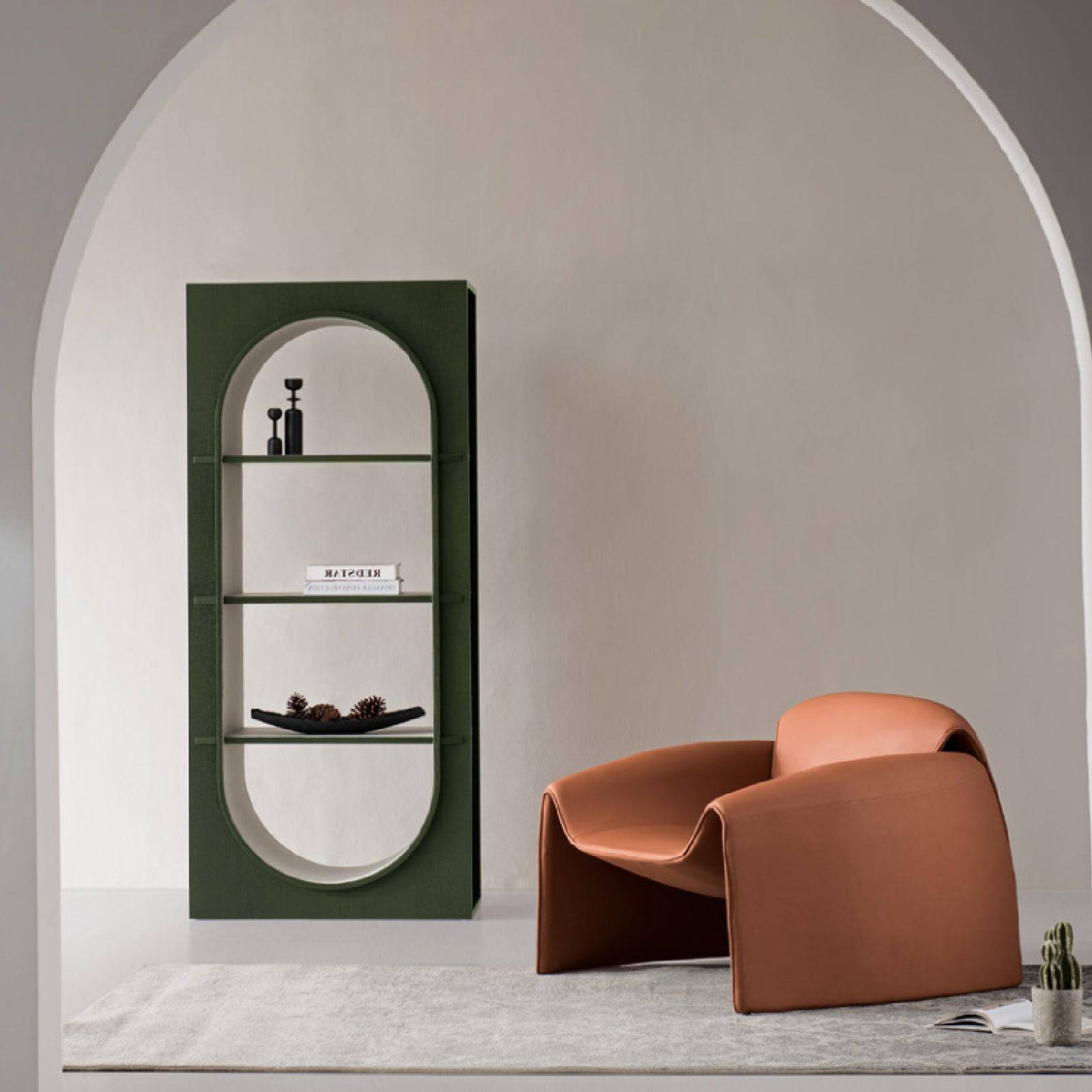 New Drancy Armchair LC056-Orange - Armchairs - ebarza Furniture UAE | Shop Modern Furniture in Abu Dhabi & Dubai - مفروشات ايبازرا في الامارات | تسوق اثاث عصري وديكورات مميزة في دبي وابوظبي